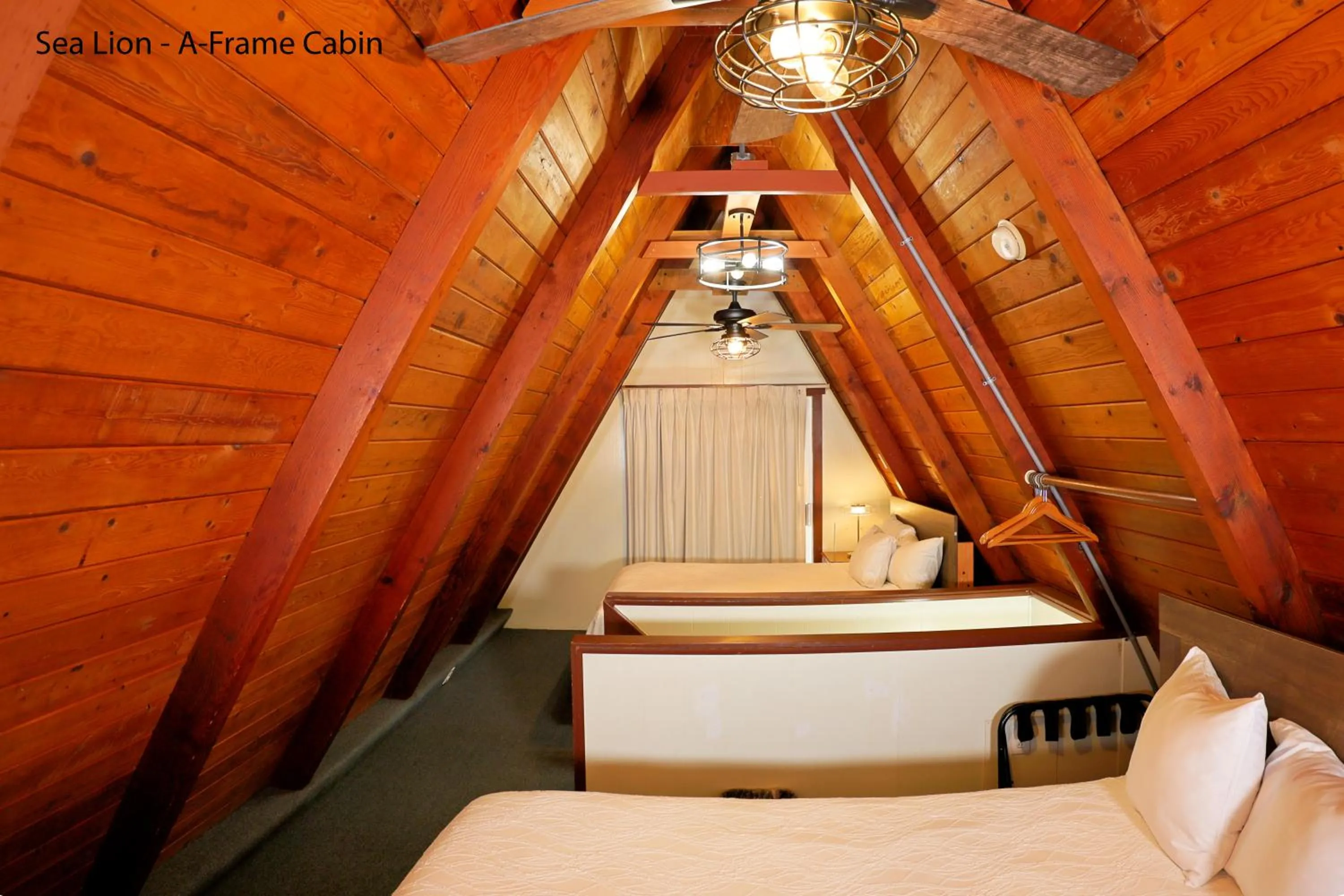 Bedroom, Bed in Park Motel and Cabins