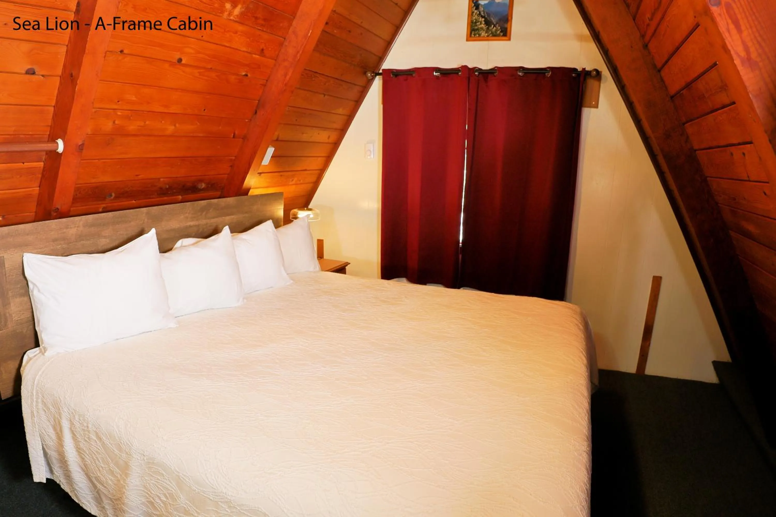 Bedroom, Bed in Park Motel and Cabins