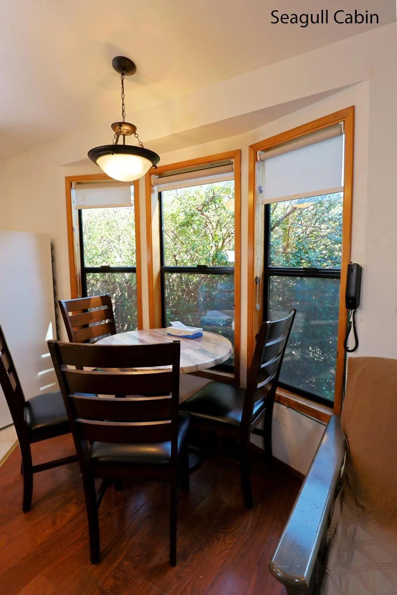 Seating area in Park Motel and Cabins