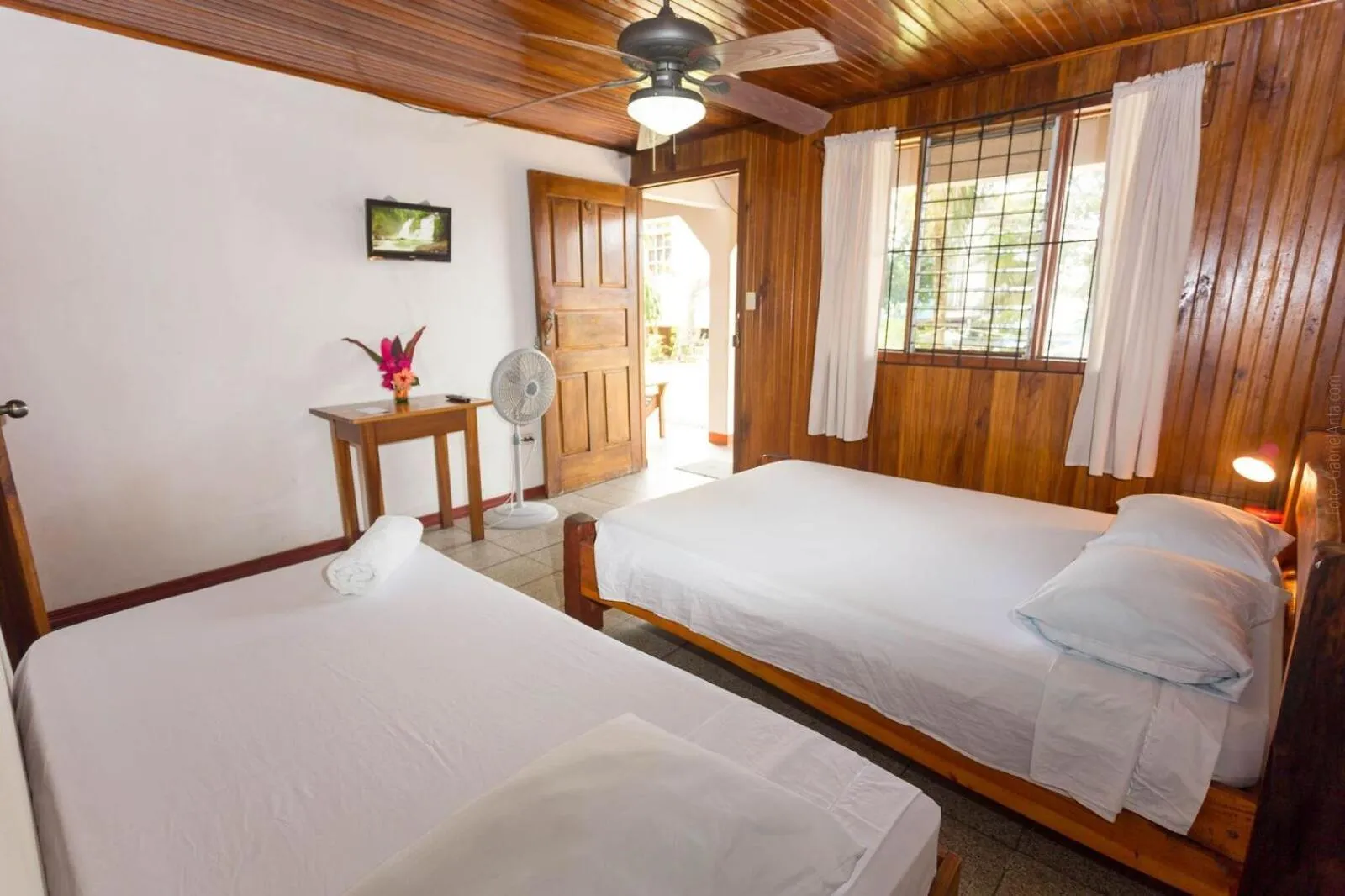 Bedroom, Bed in Cabinas Arrecife