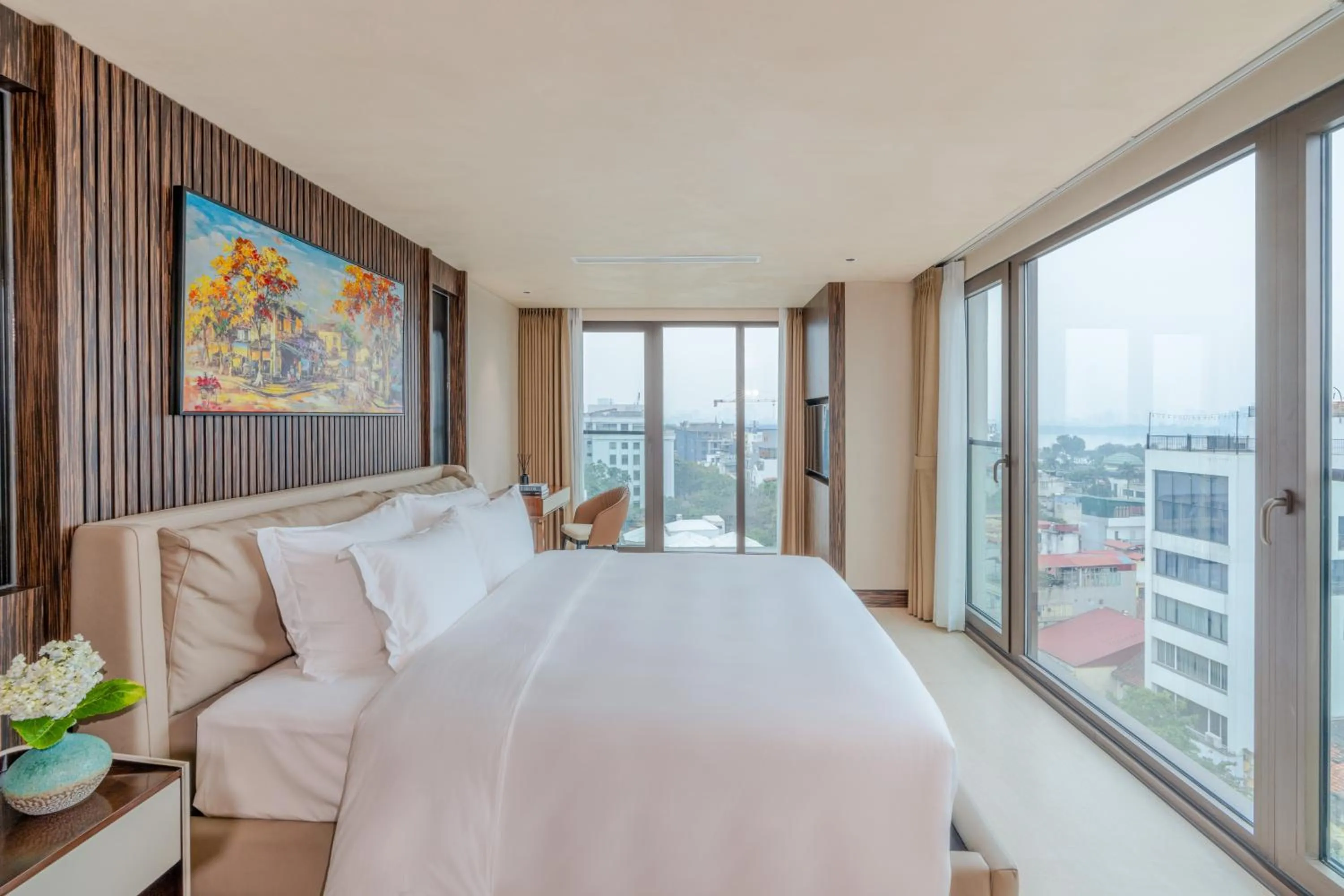 Bed in The Five Suites Lilas