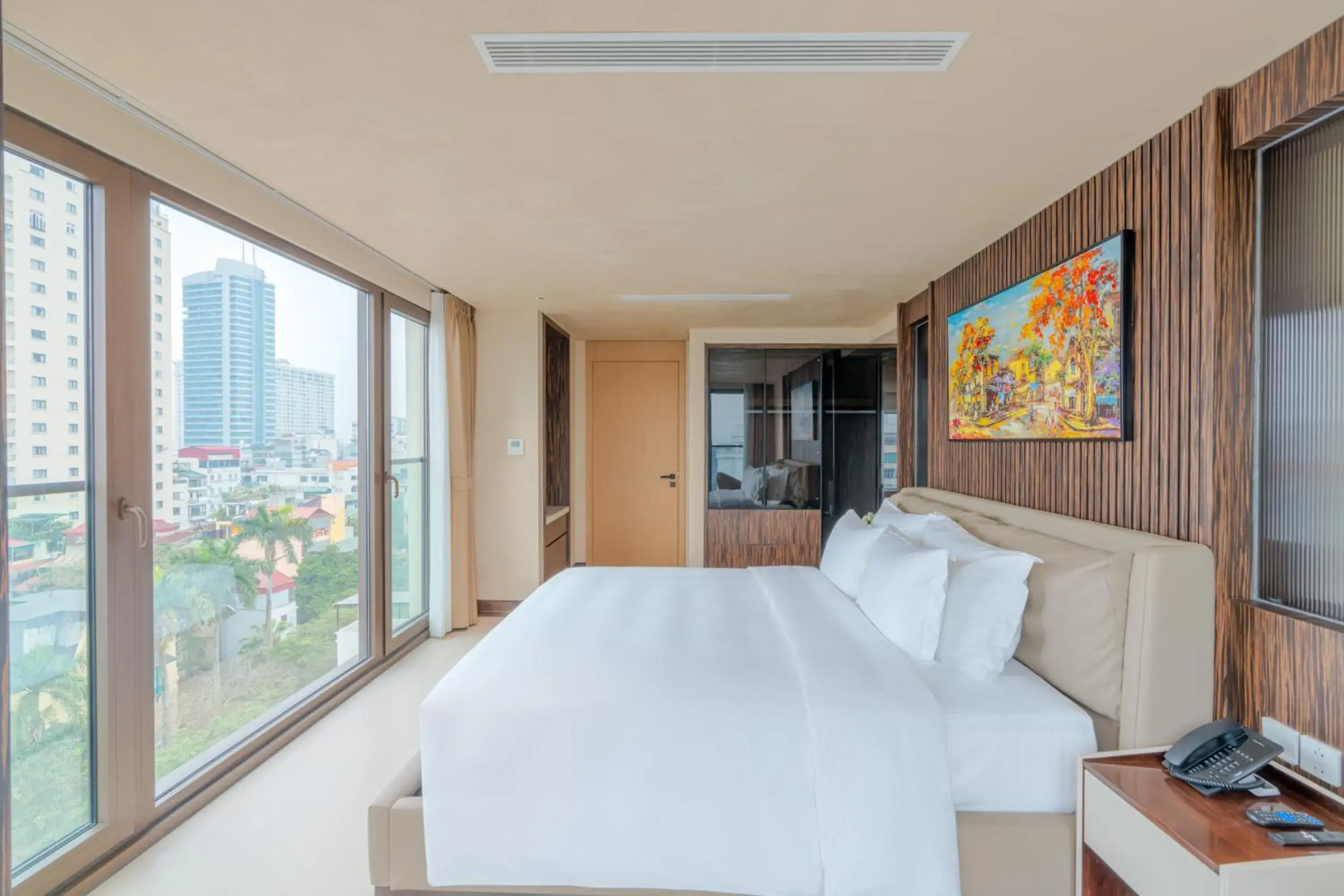 Bed in The Five Suites Lilas Bed in The Five Suites Lilas