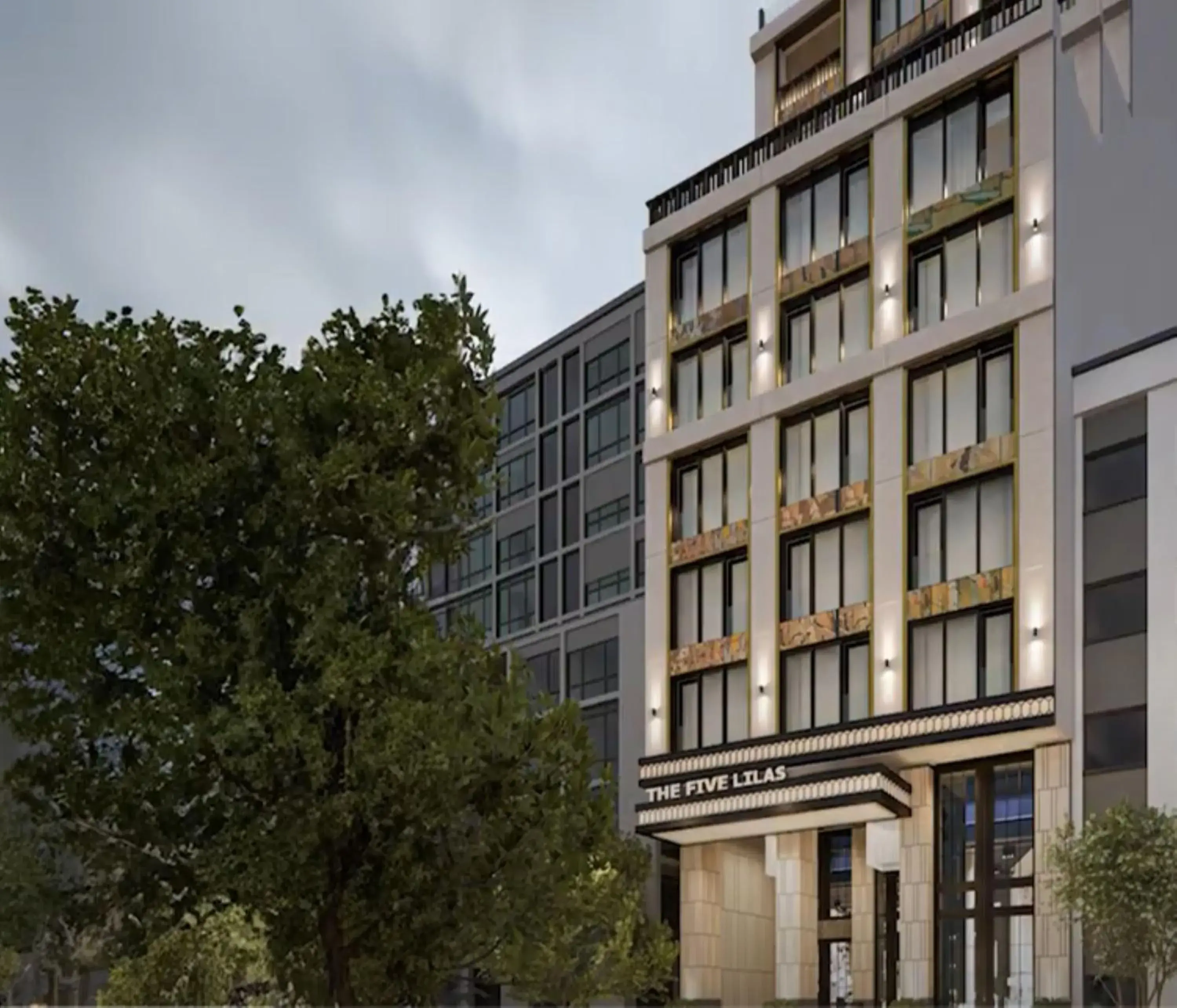 Property building in The Five Suites Lilas Property building in The Five Suites Lilas