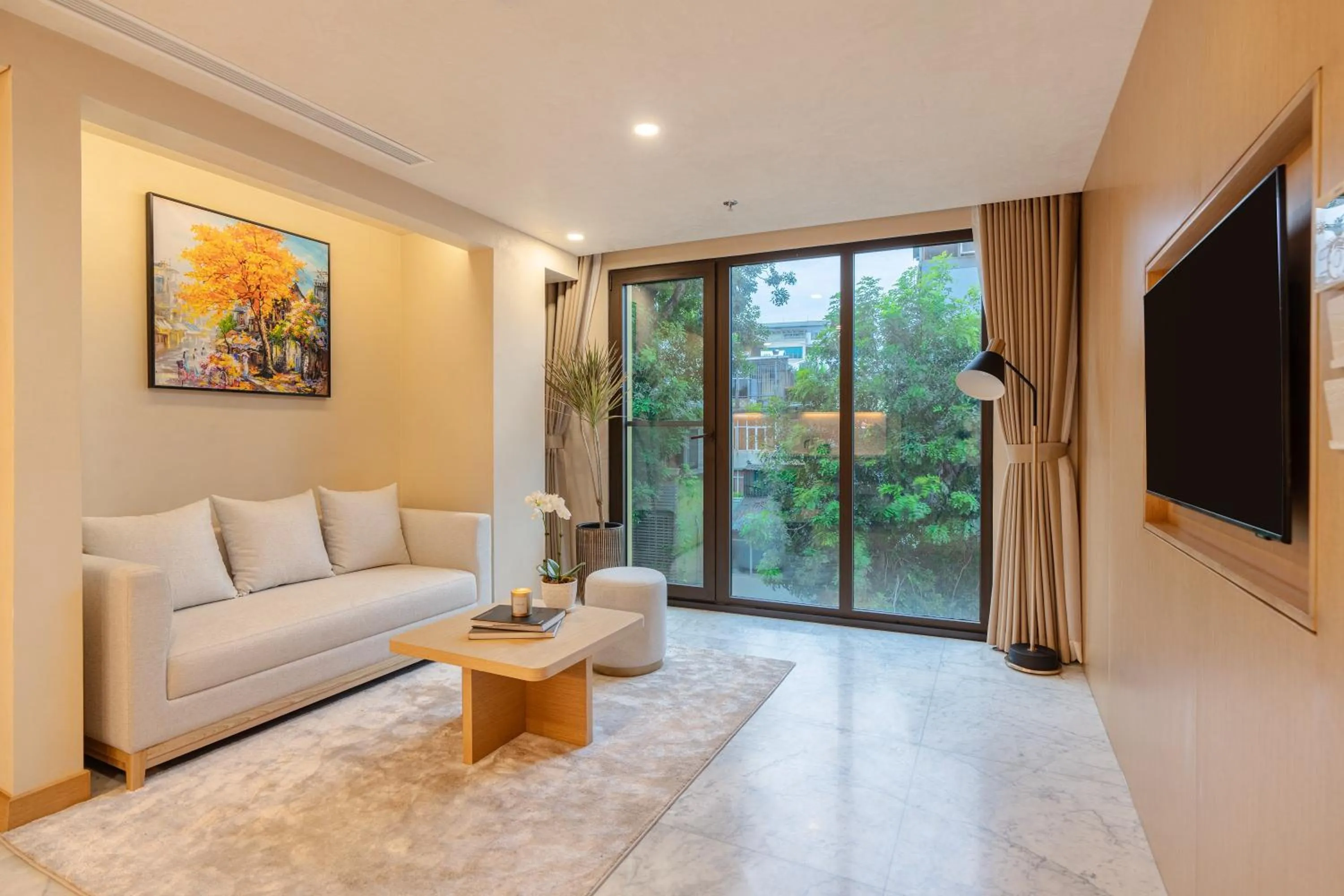 Living room in The Five Suites Lilas