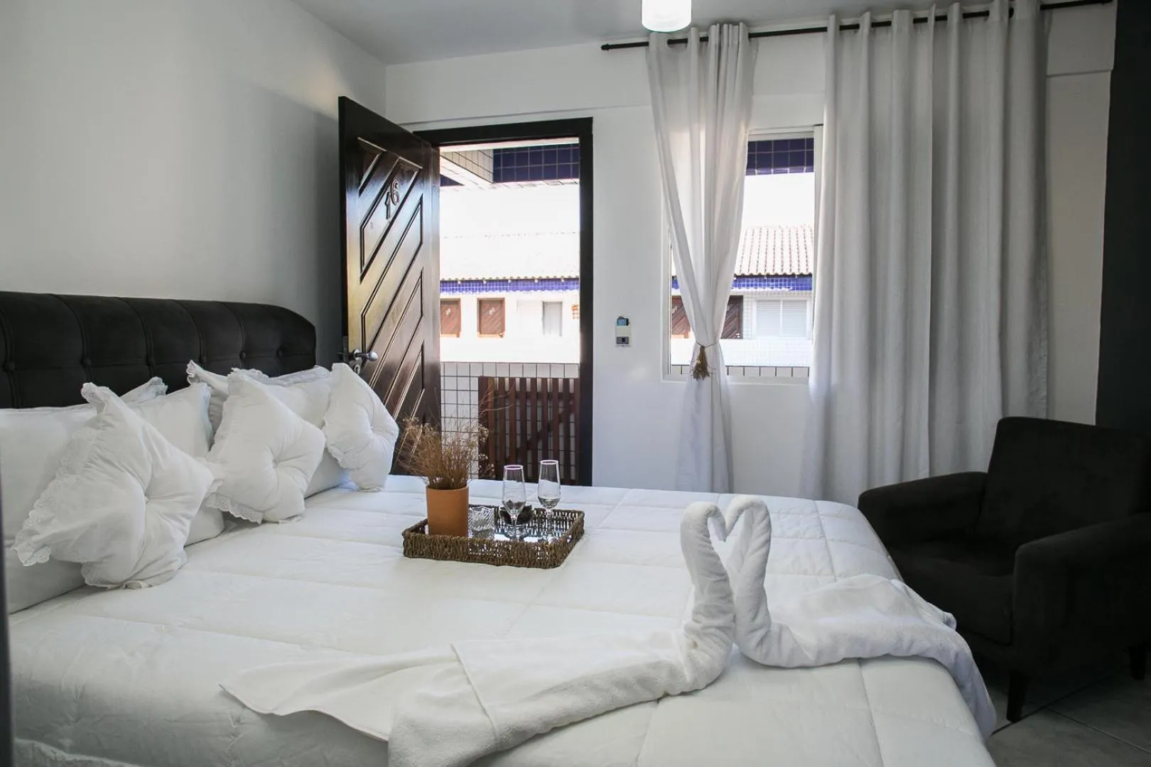 Bedroom, Bed in Hotel Pousada Porto da Lua