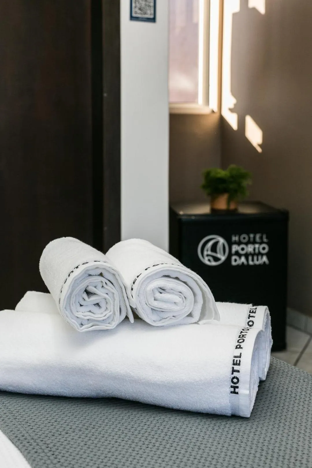 towels in Hotel Pousada Porto da Lua