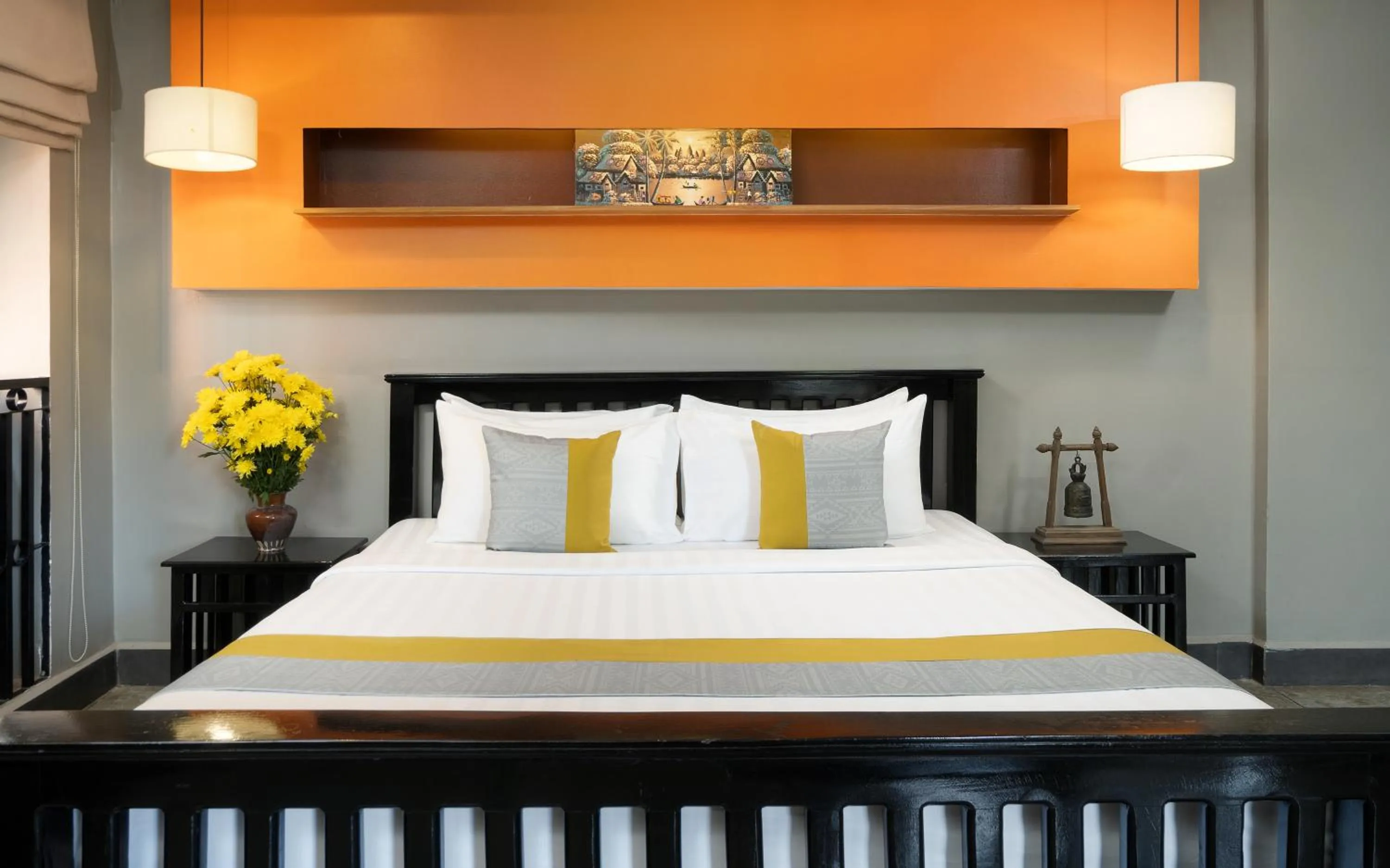 Bed in Dusit Hotel Siem Reap