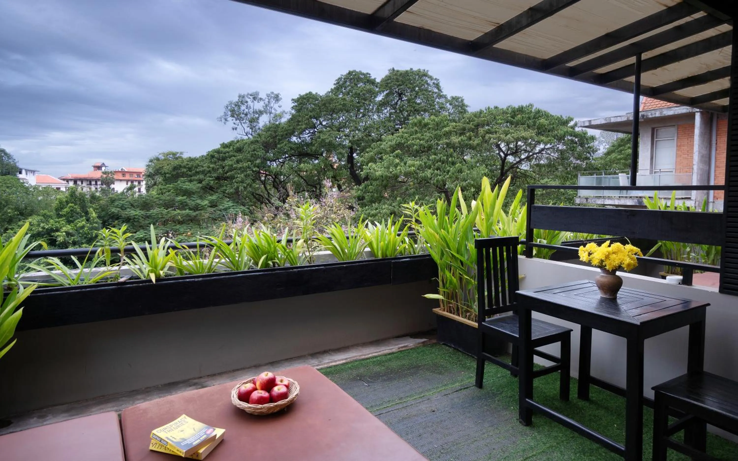 Patio in Dusit Hotel Siem Reap