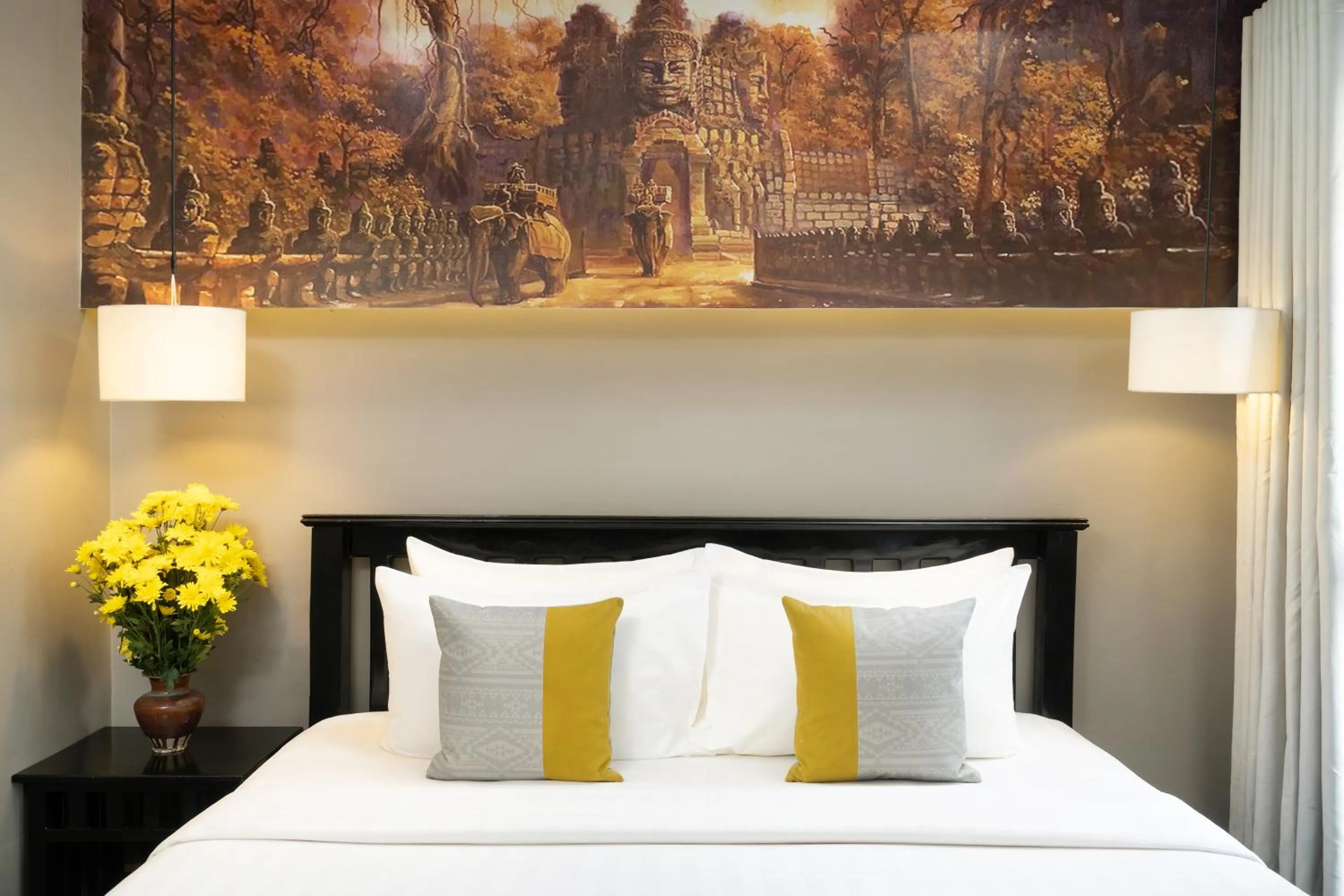 Bed in Dusit Hotel Siem Reap