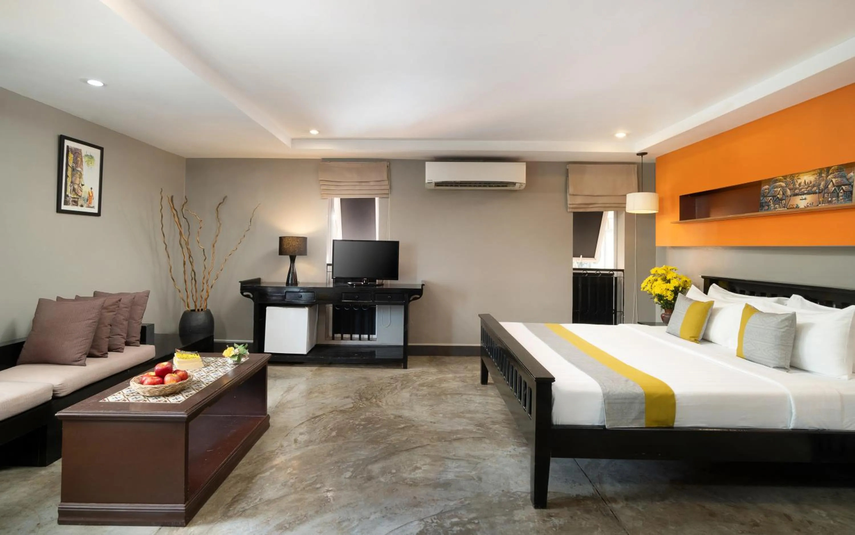 Bed in Dusit Hotel Siem Reap