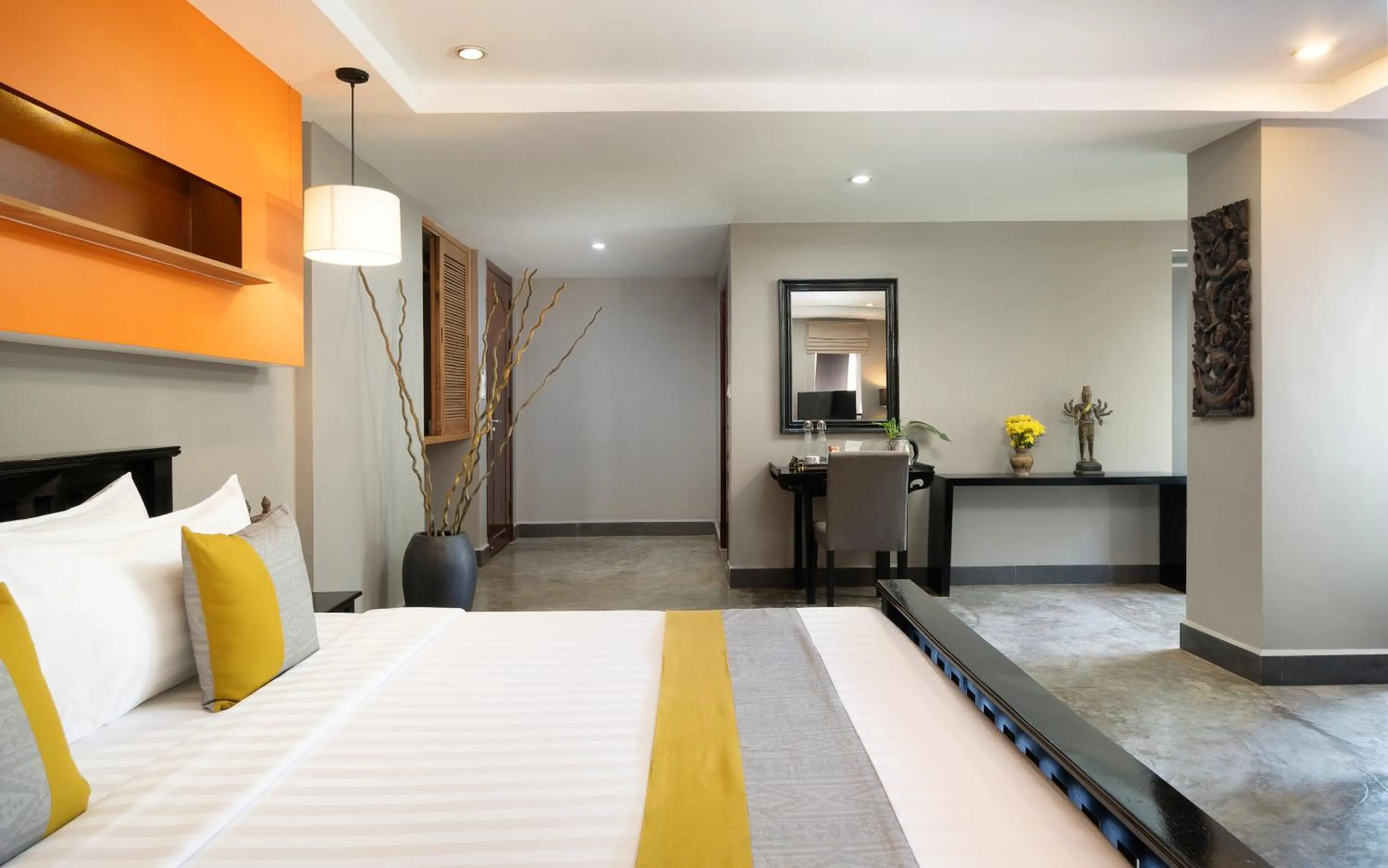 Bed in Dusit Hotel Siem Reap