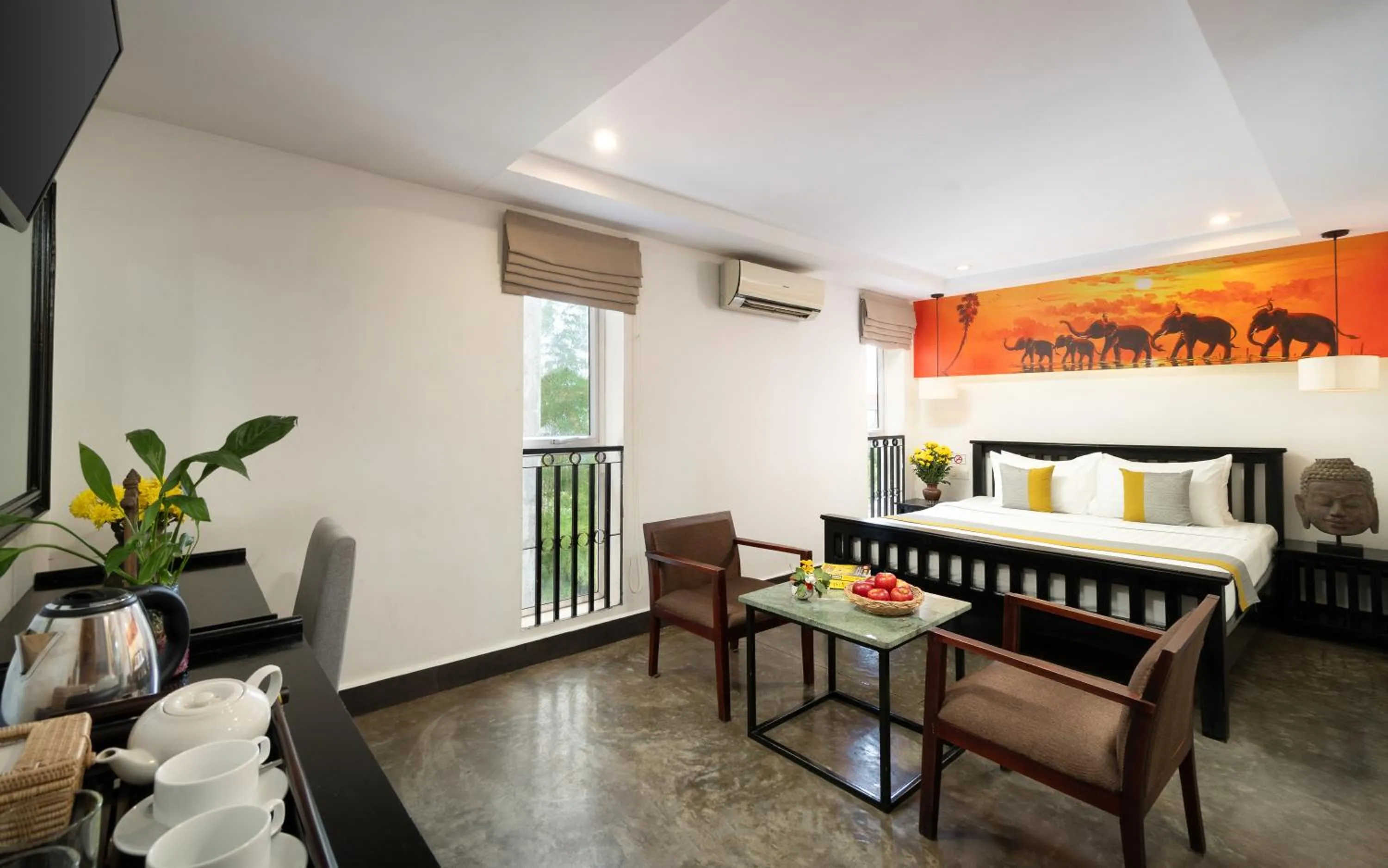 Bed in Dusit Hotel Siem Reap