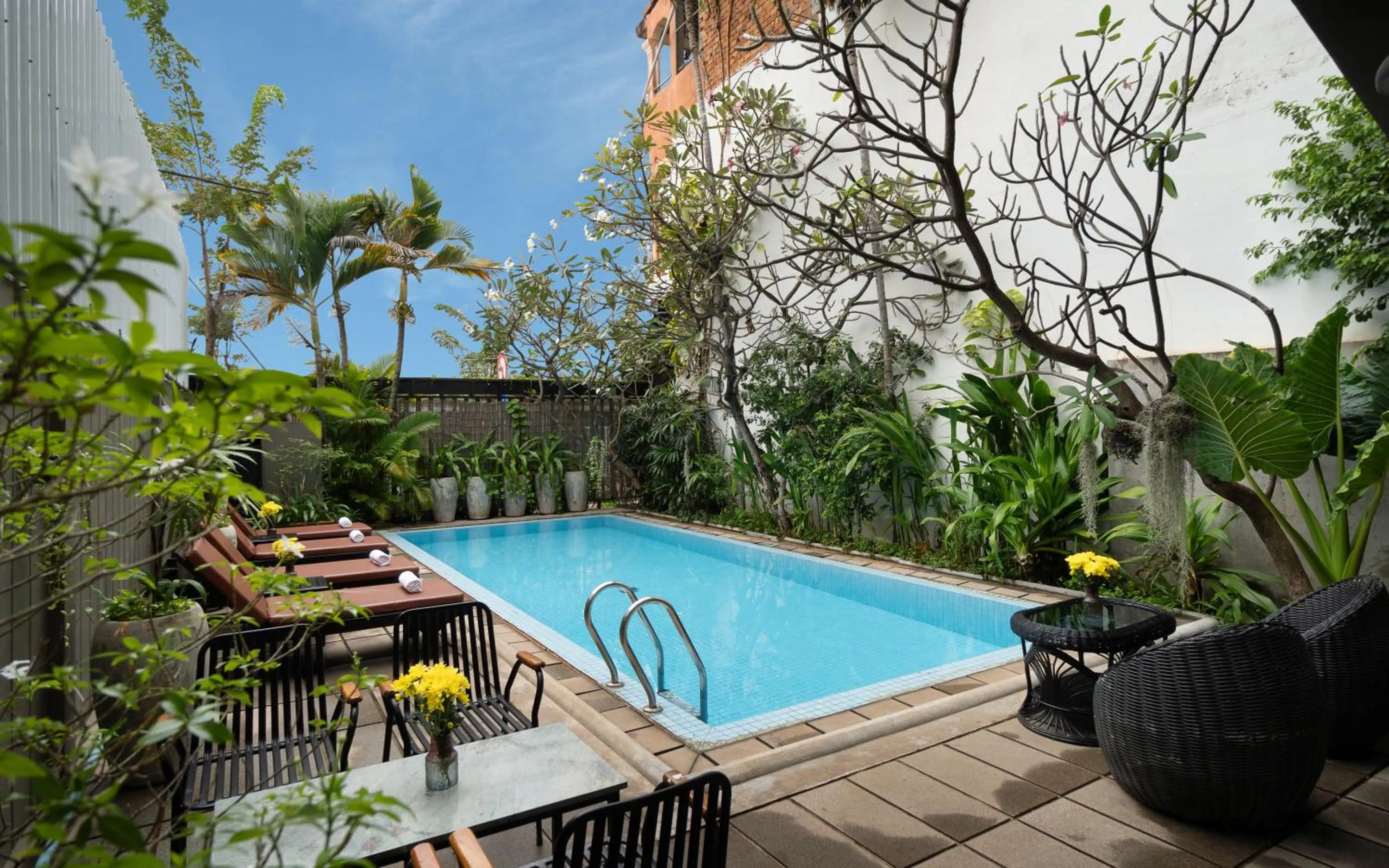 Patio in Dusit Hotel Siem Reap