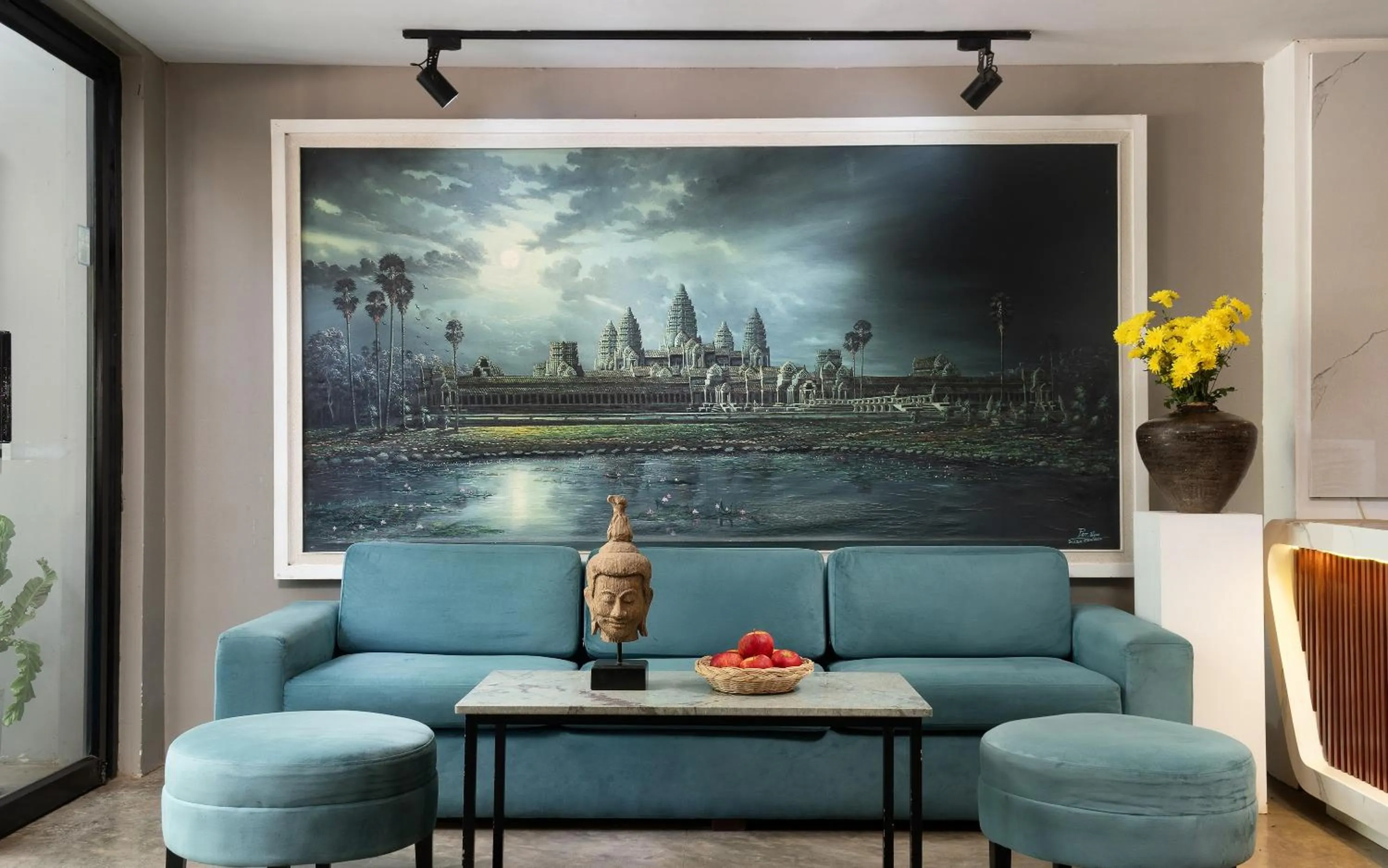 Decorative detail in Dusit Hotel Siem Reap