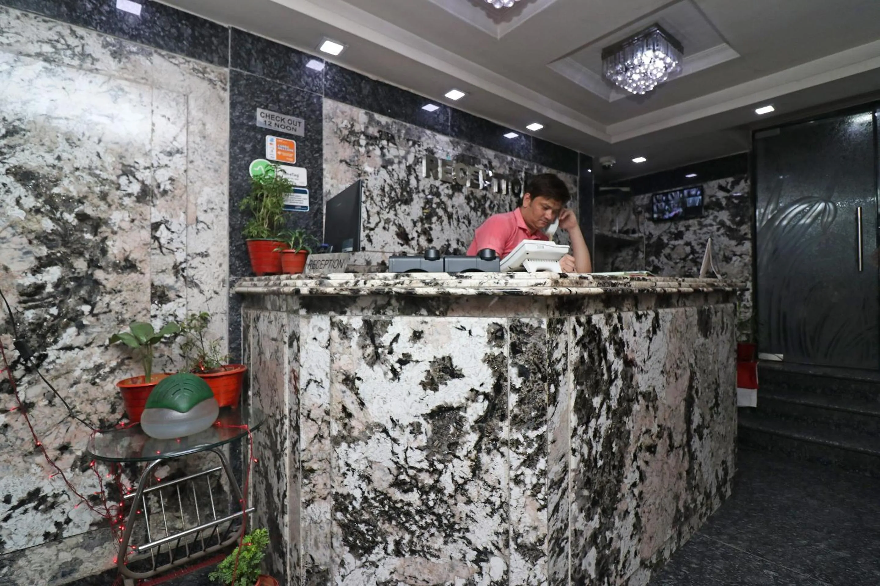 Lobby or reception in Hotel O A G Residency & Son