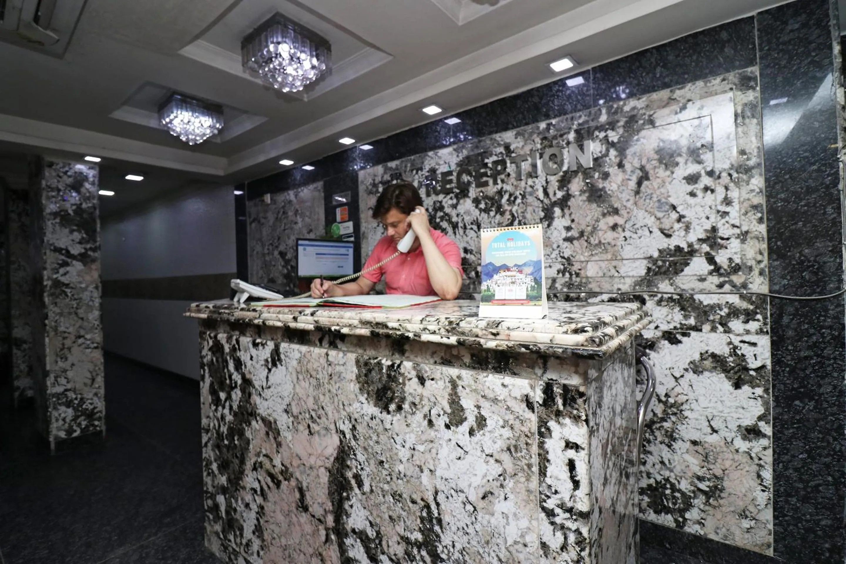 Lobby or reception in Hotel O A G Residency & Son