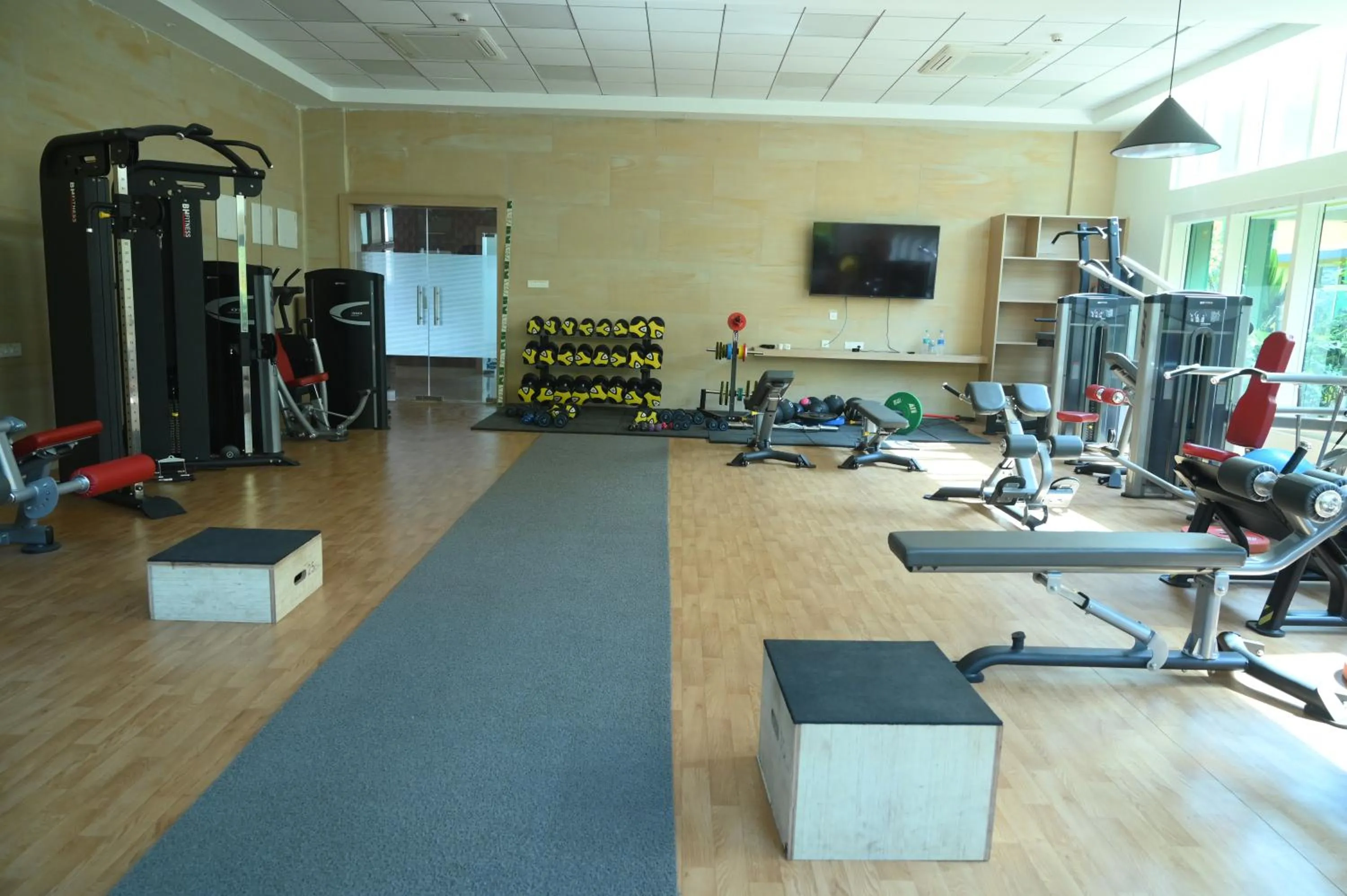 Fitness centre/facilities in Mayfair World Cup Village