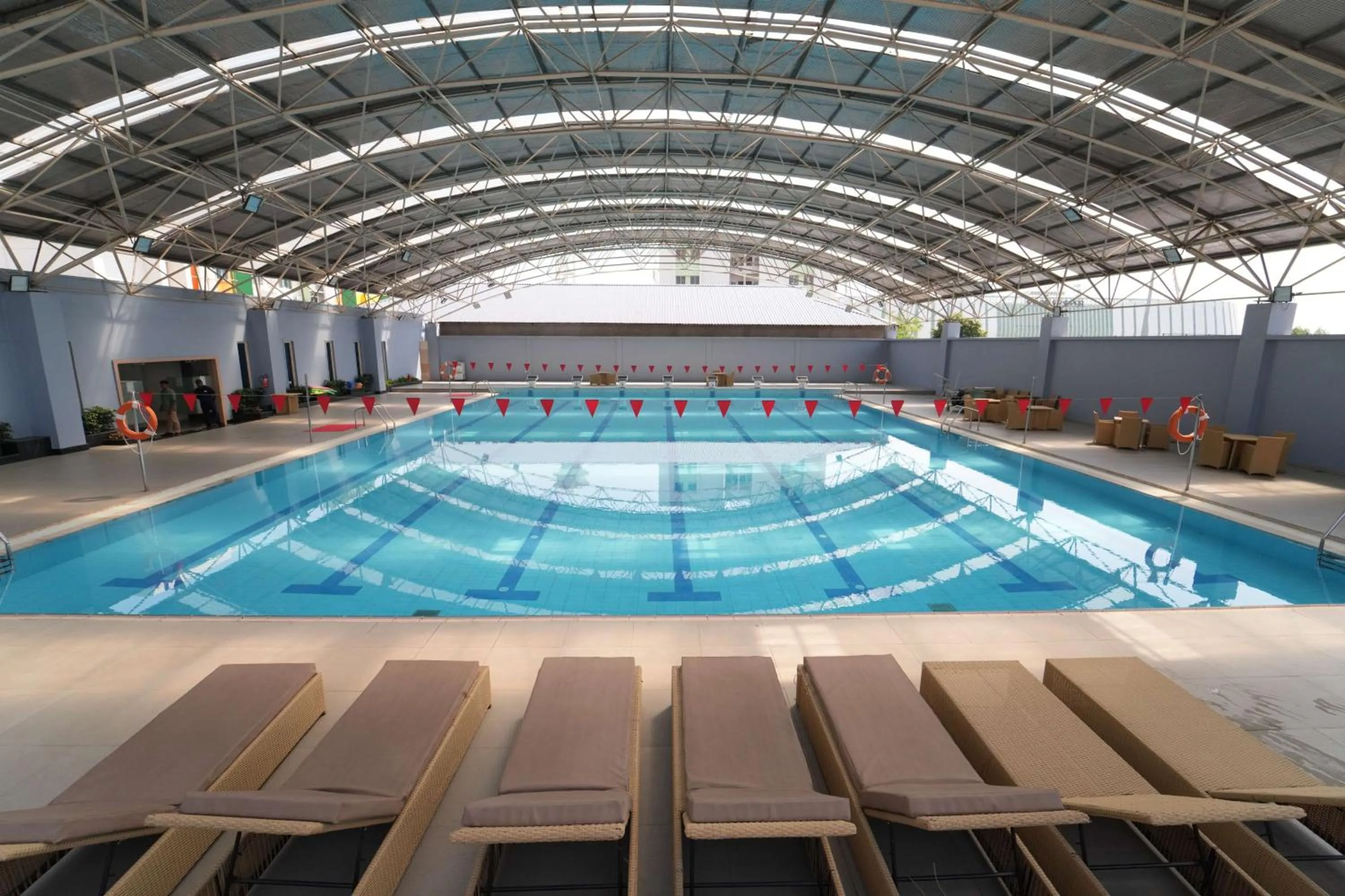 Swimming pool in Mayfair World Cup Village