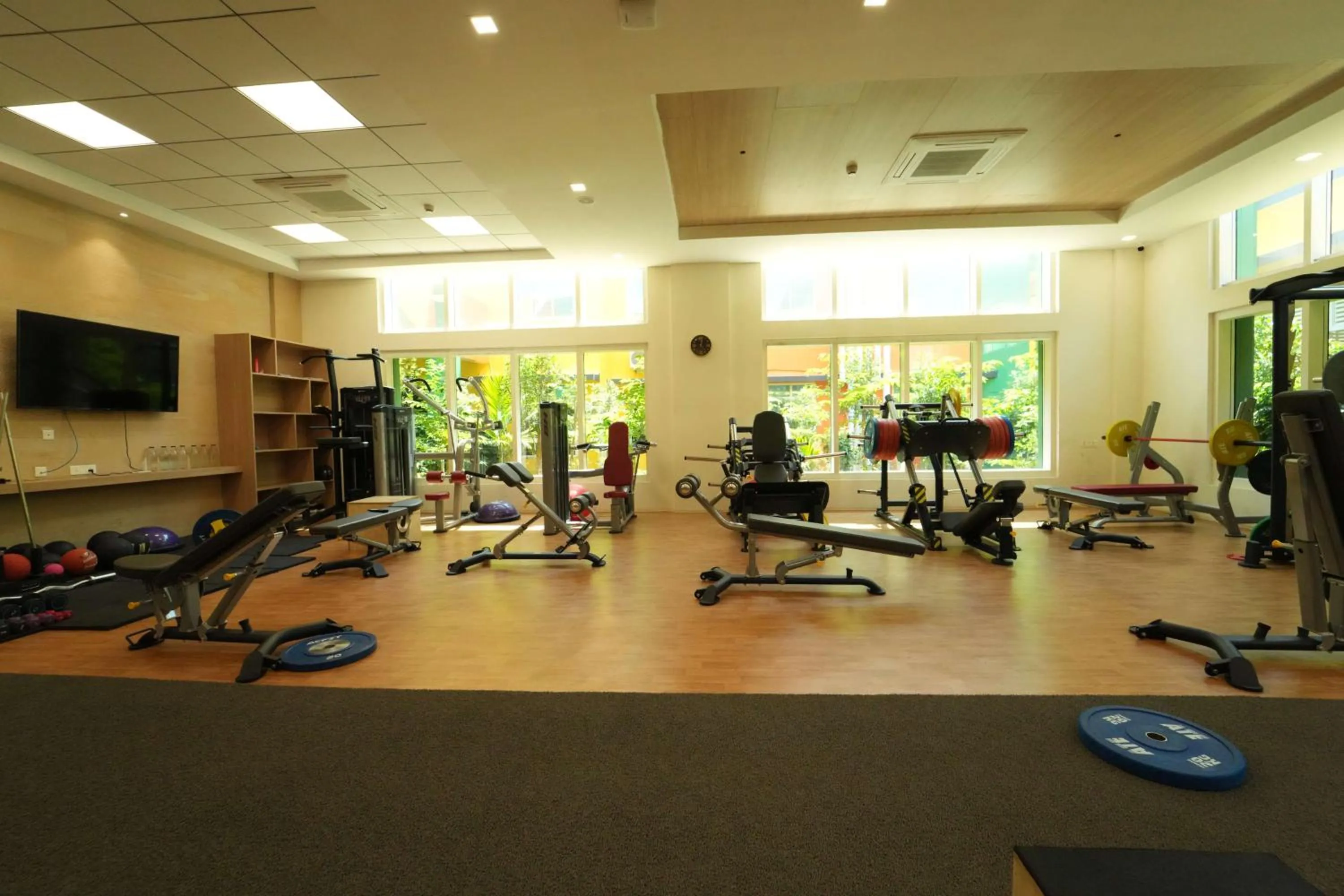 Fitness centre/facilities in Mayfair World Cup Village