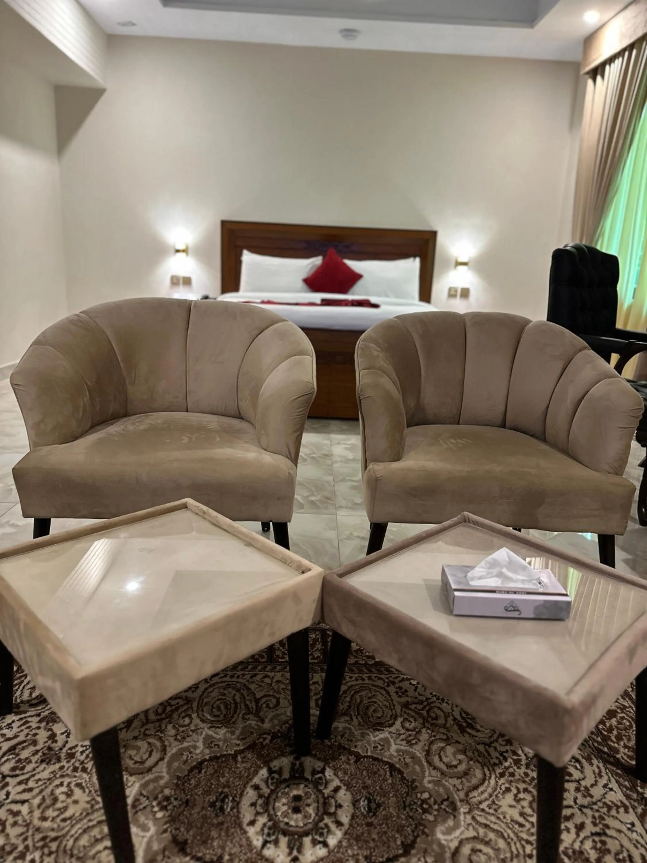 Living room in Burj Ul Zaki