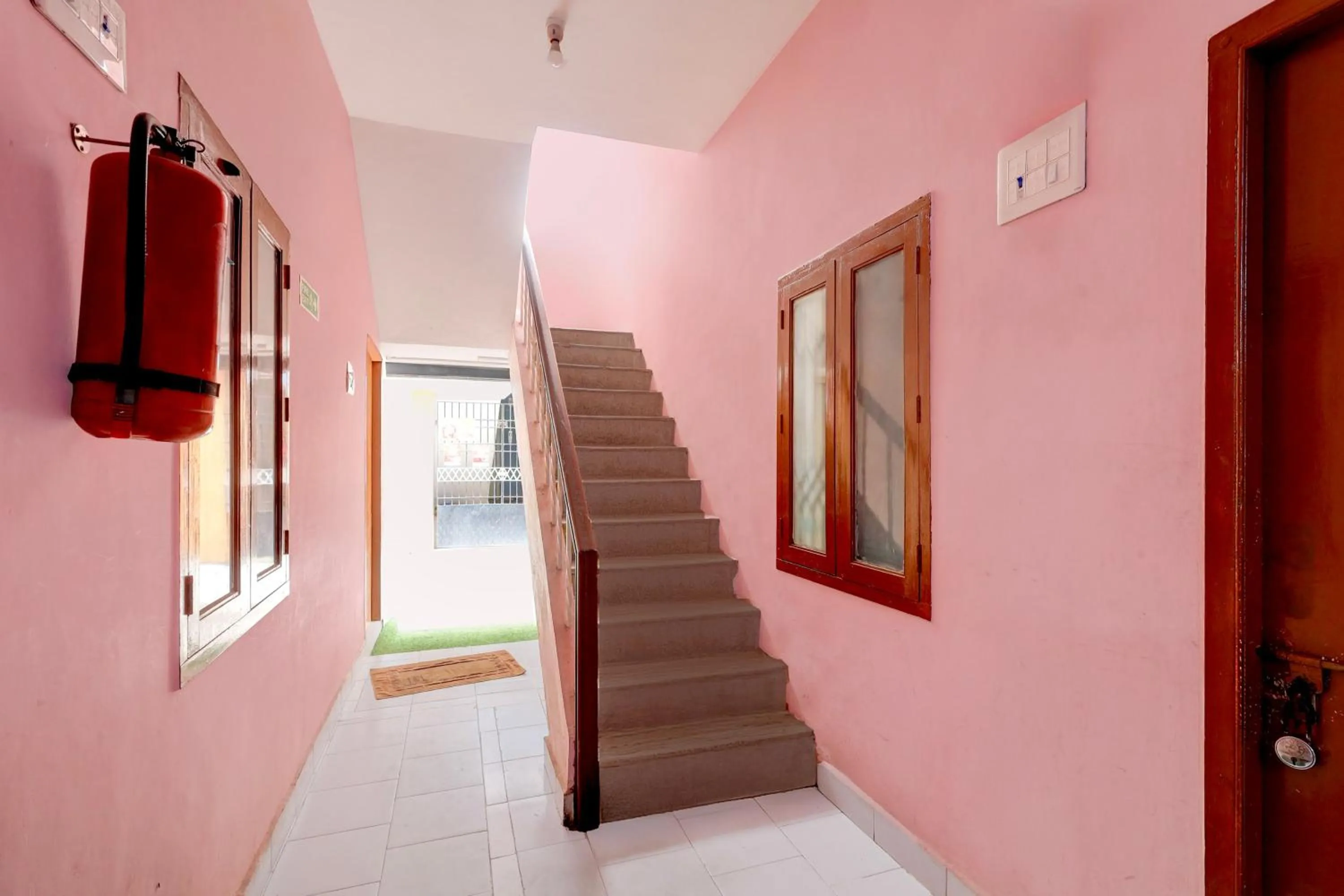 Lobby or reception in Hotel O Parthasarathyswamy Temple Formerly RKH Inn
