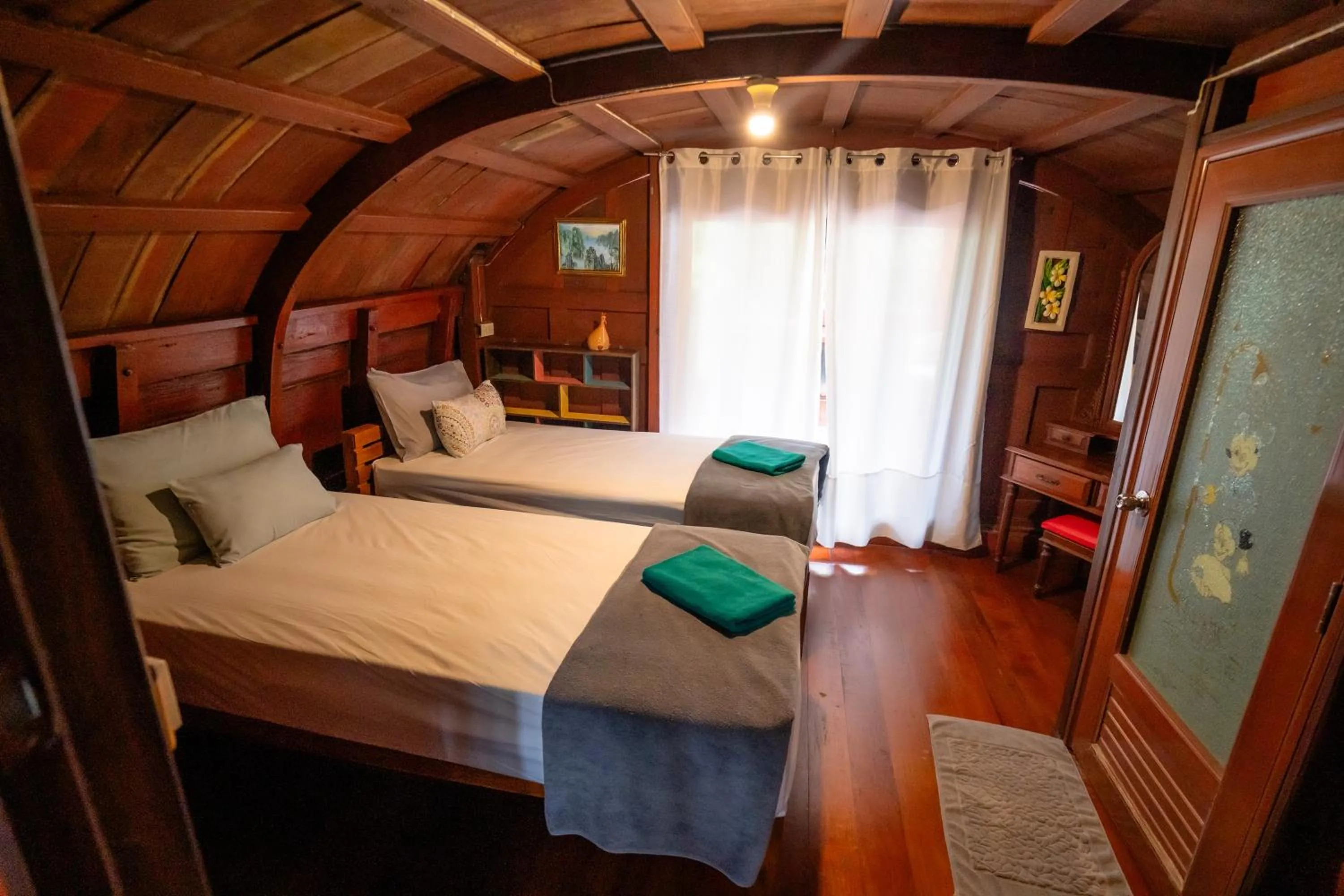 Bed in Ban Suan Bang Toei Homestay