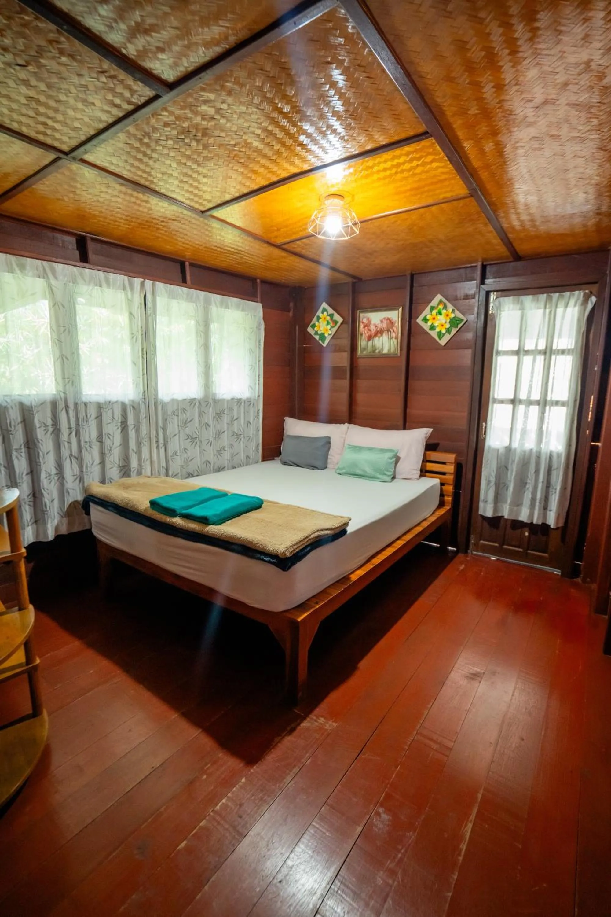 Bed in Ban Suan Bang Toei Homestay