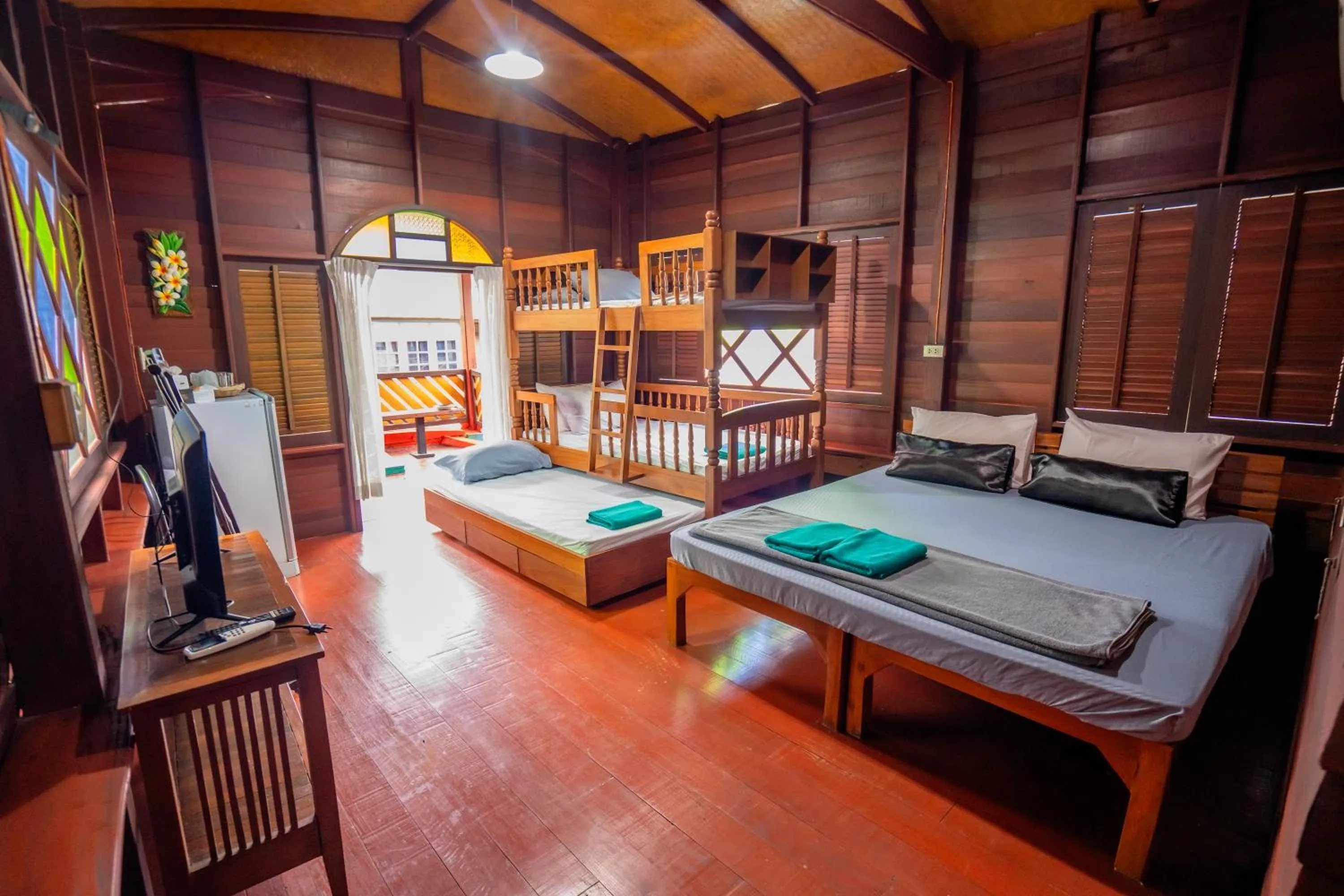 Bed in Ban Suan Bang Toei Homestay