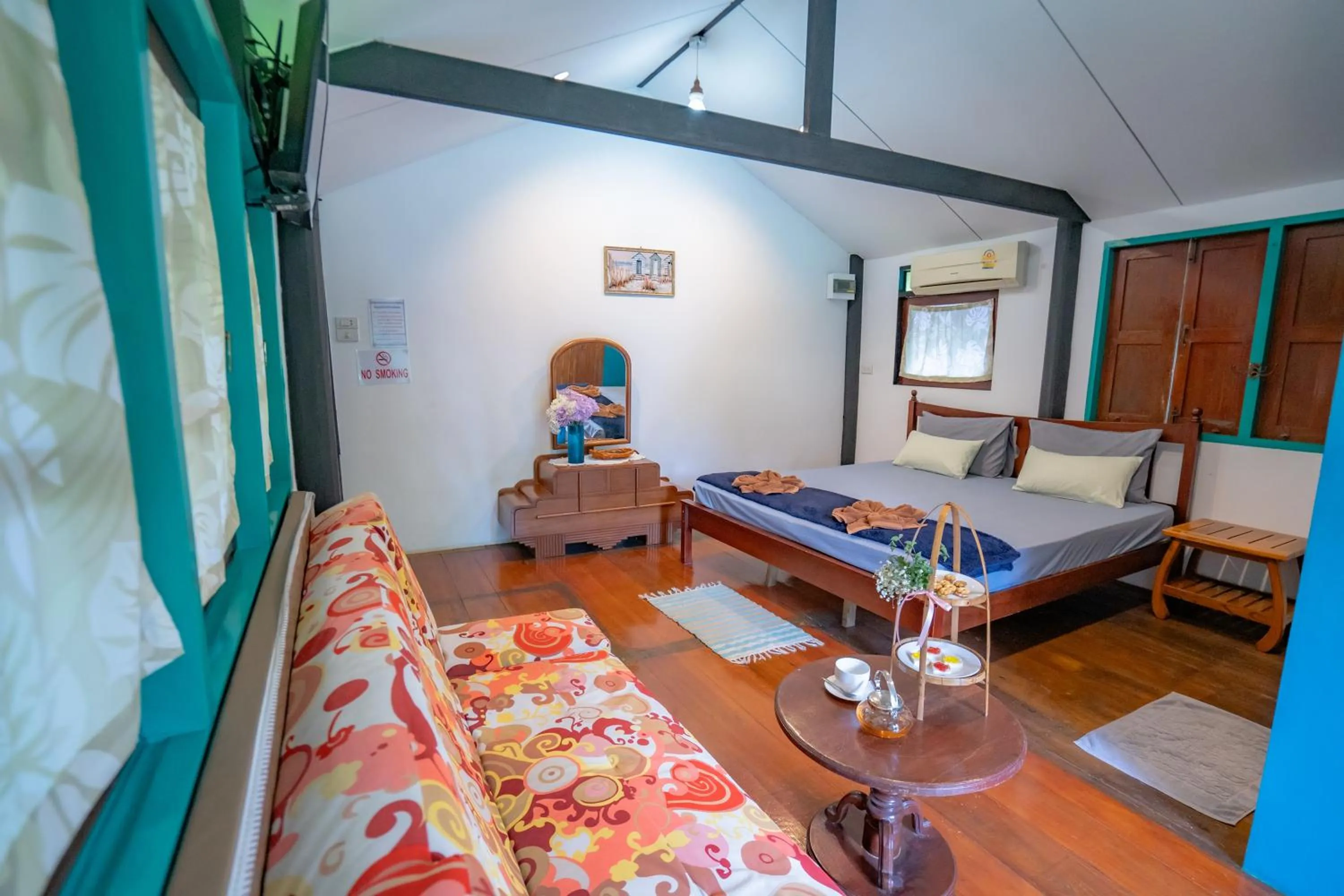 Bed in Ban Suan Bang Toei Homestay