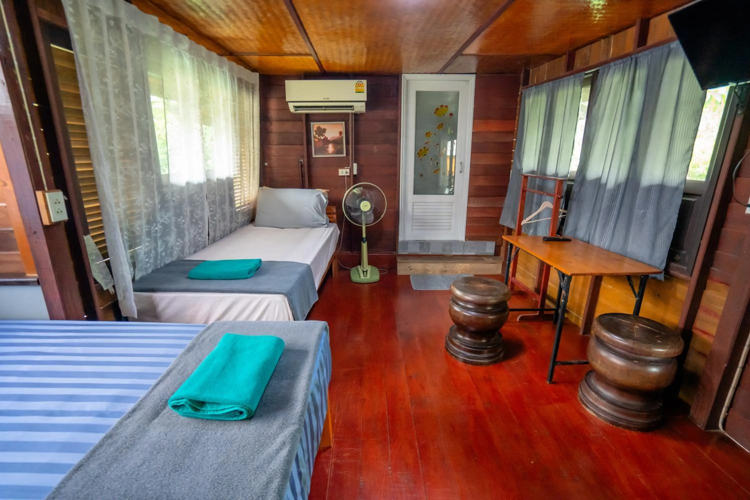 Bed in Ban Suan Bang Toei Homestay