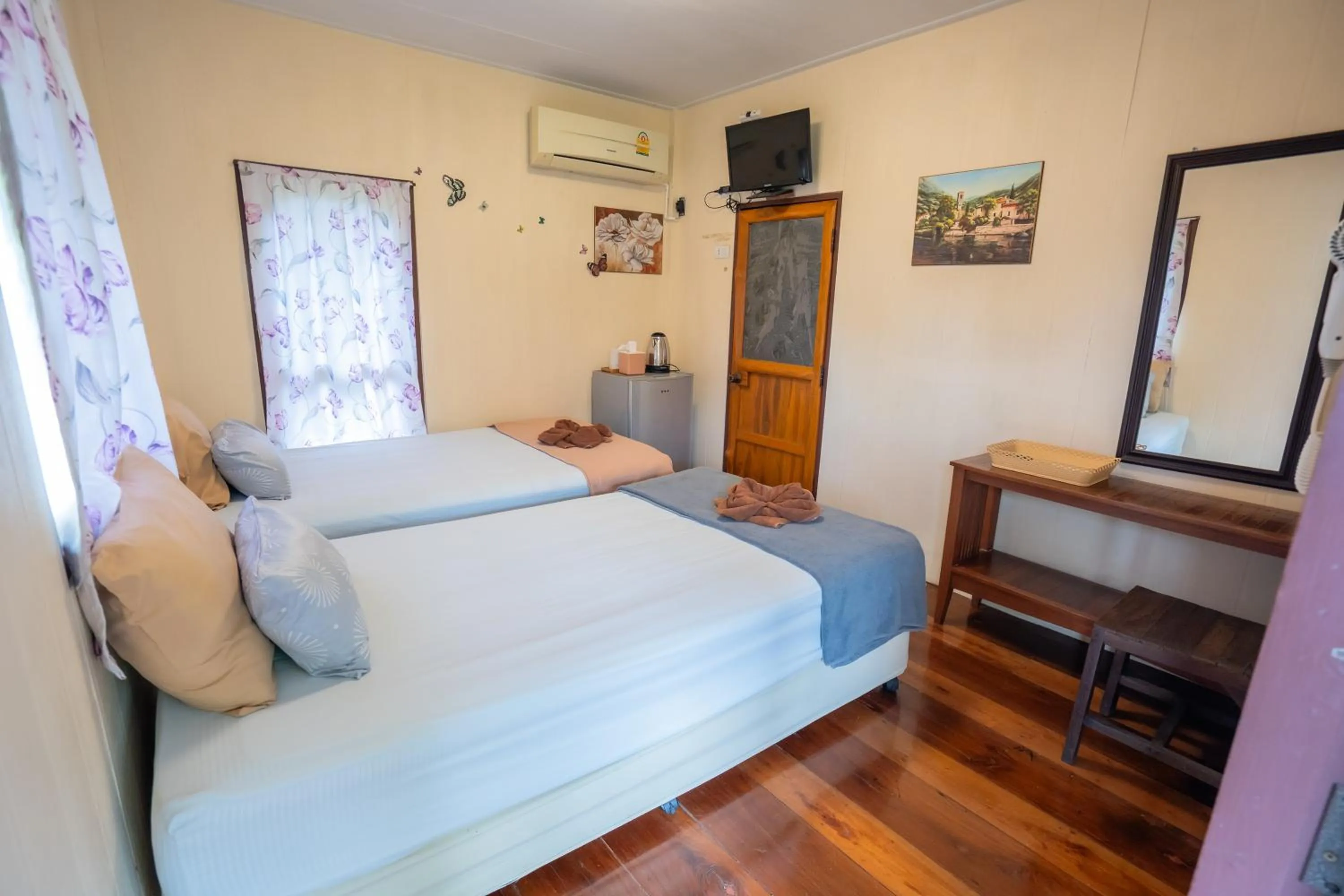 Bed in Ban Suan Bang Toei Homestay