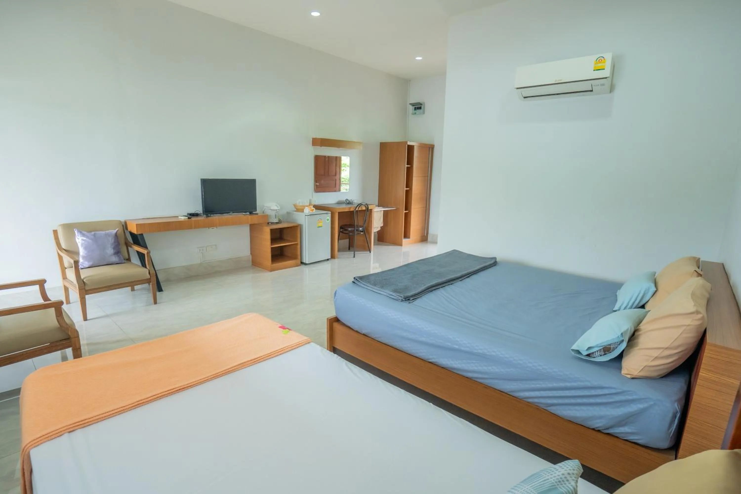 Bed in Ban Suan Bang Toei Homestay