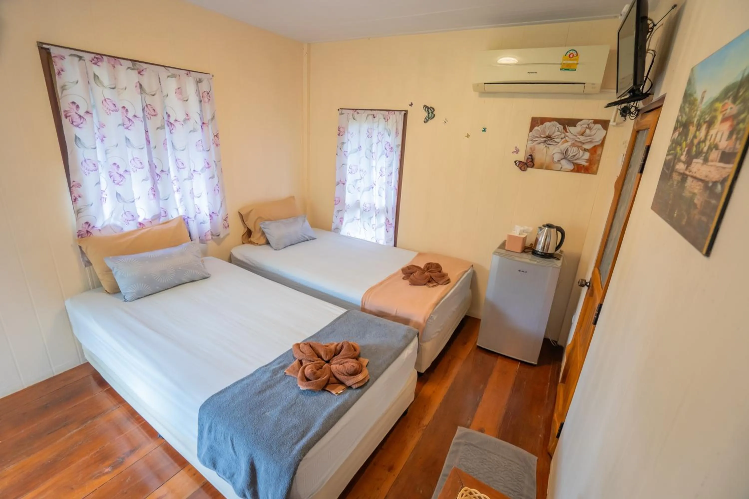 Bed in Ban Suan Bang Toei Homestay