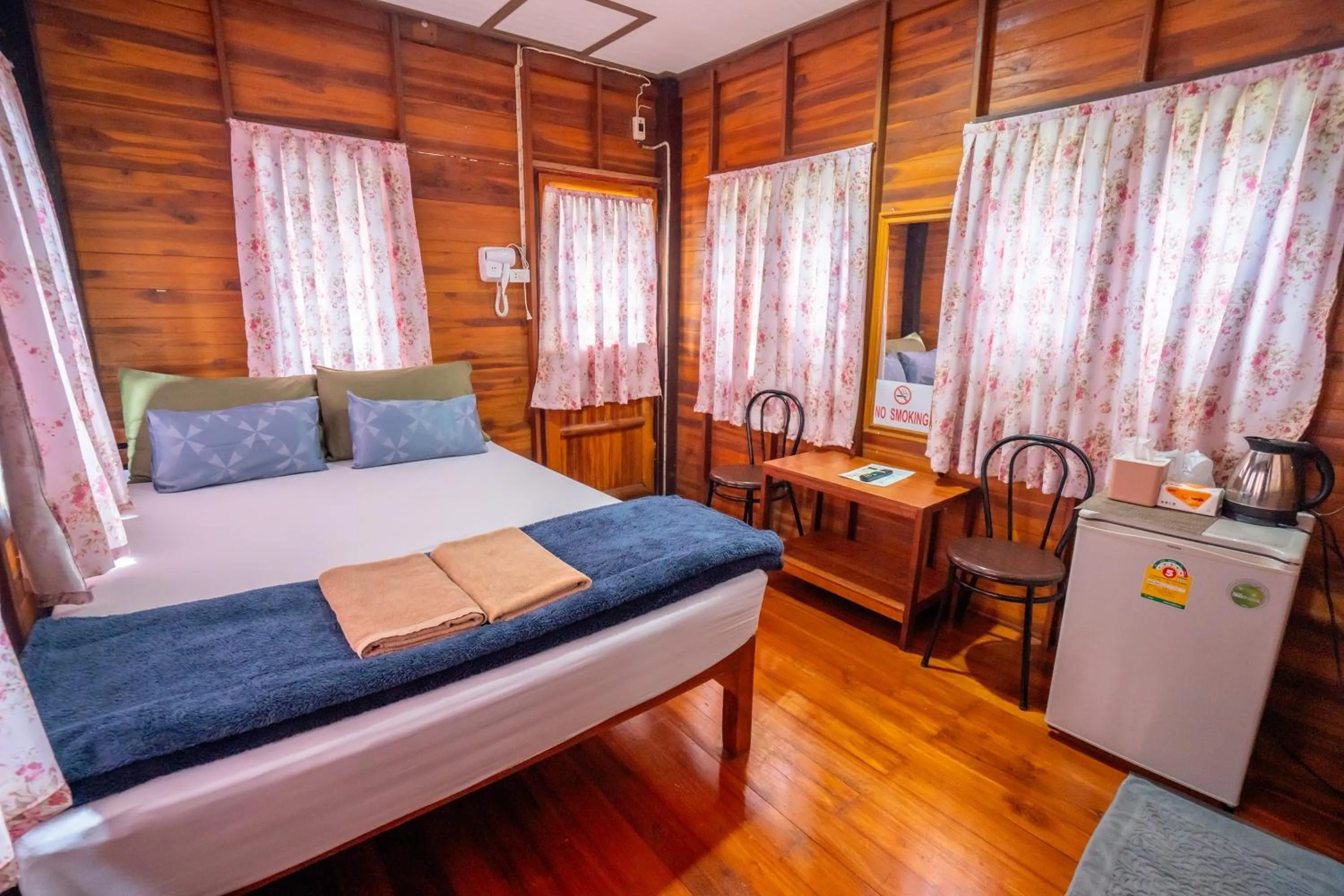 Bed in Ban Suan Bang Toei Homestay