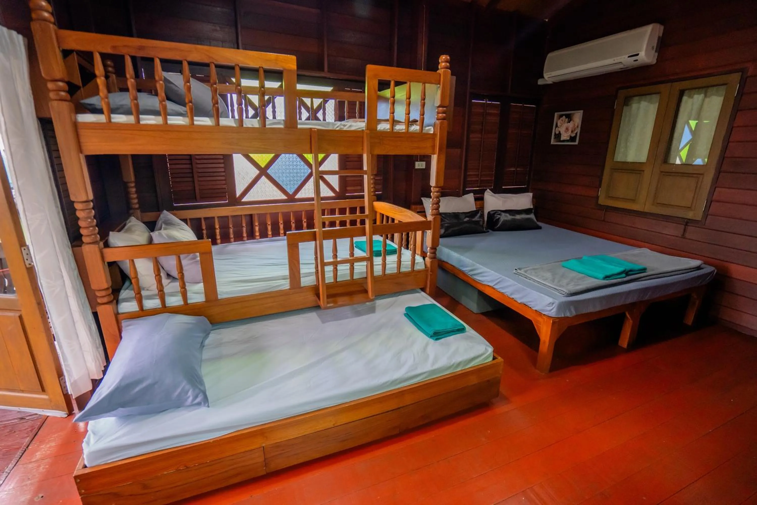 Bed in Ban Suan Bang Toei Homestay