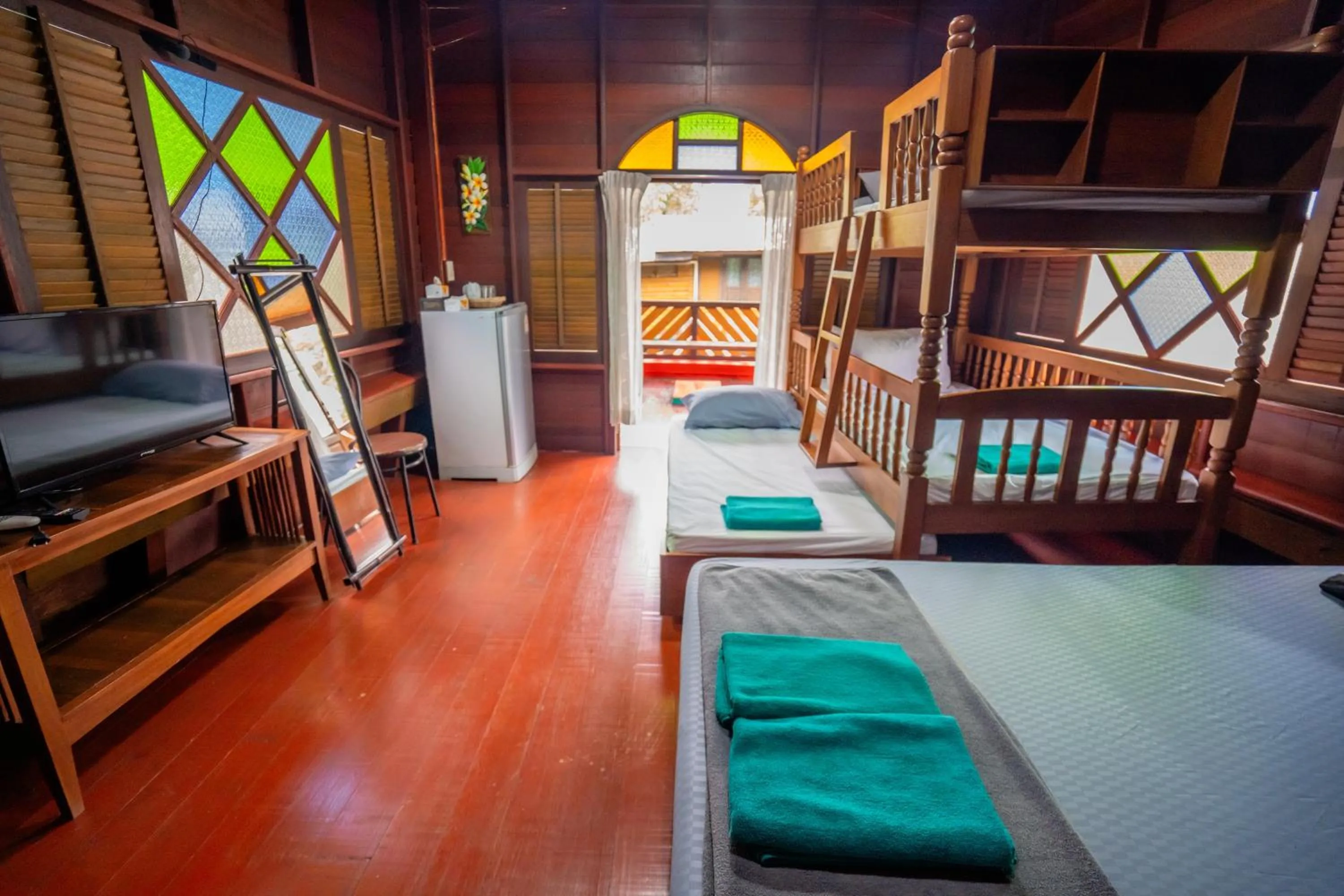 Bed in Ban Suan Bang Toei Homestay