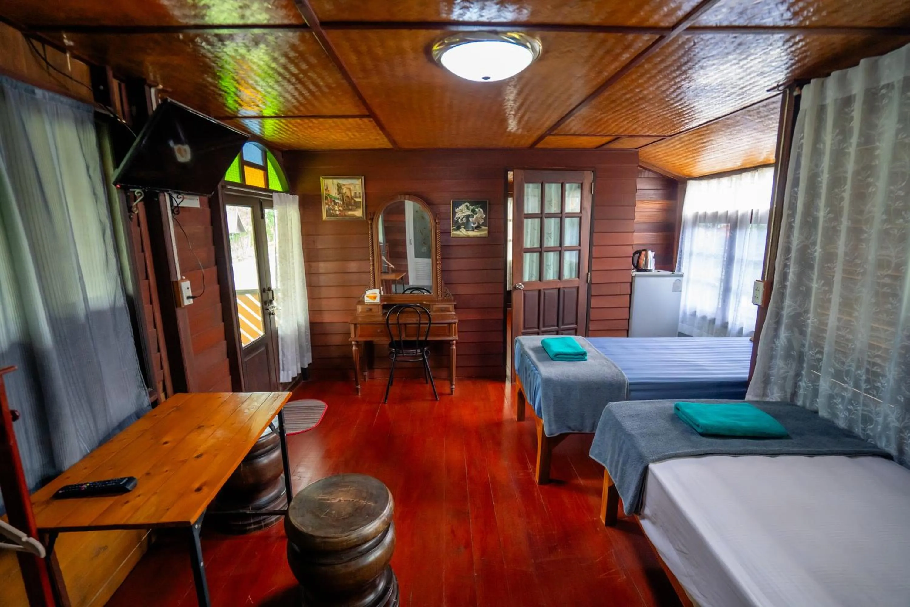 Bed in Ban Suan Bang Toei Homestay