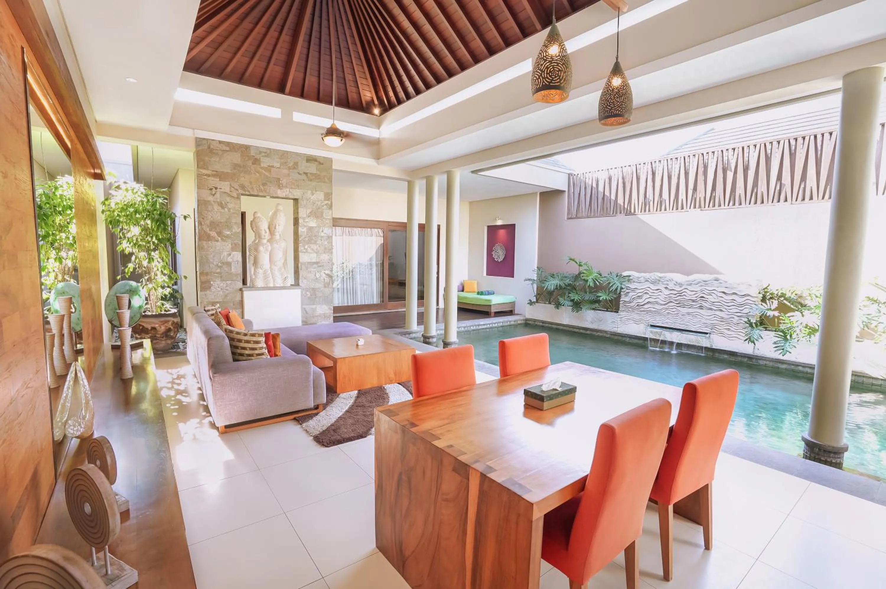 Living room in The Kasih Villas & Spa