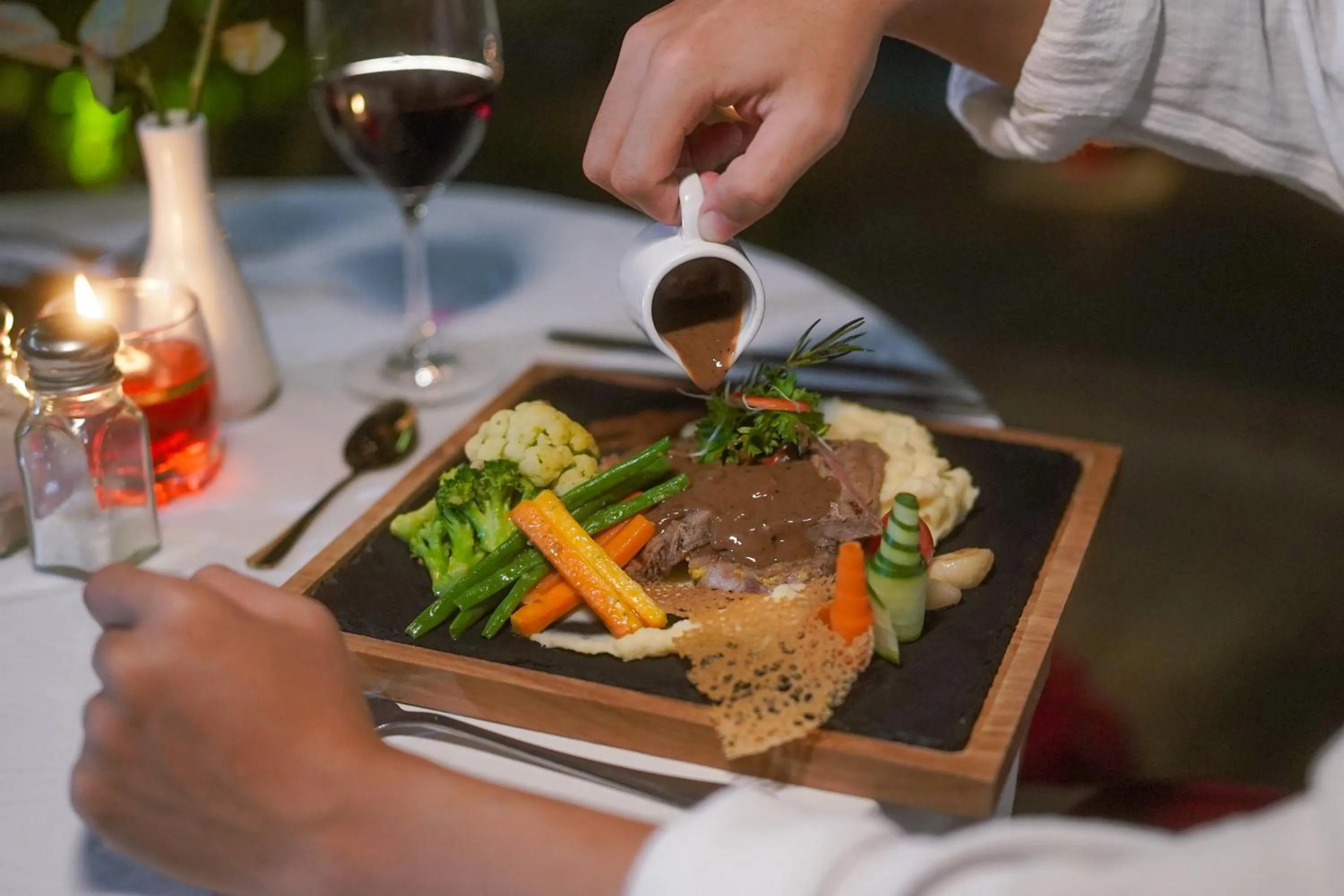 Dinner in The Kasih Villas & Spa