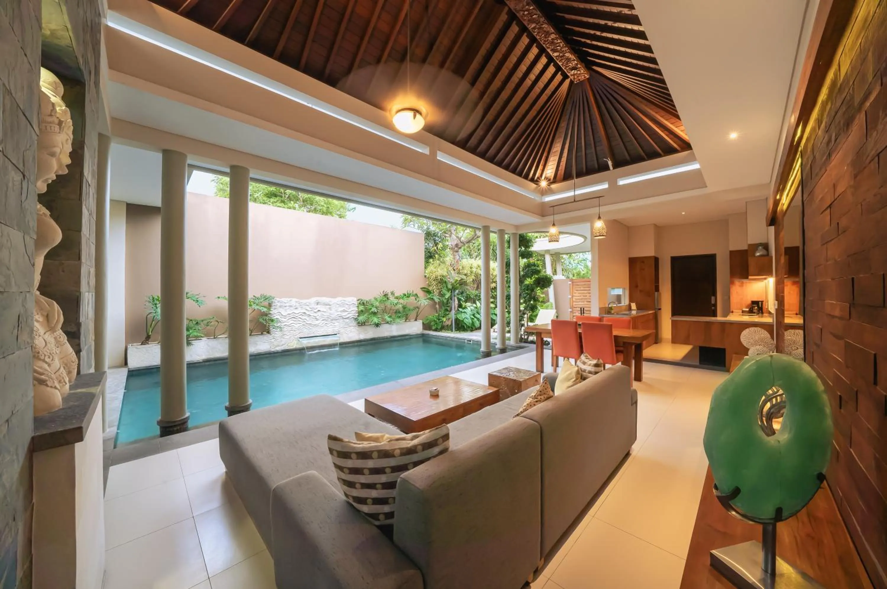Living room in The Kasih Villas & Spa