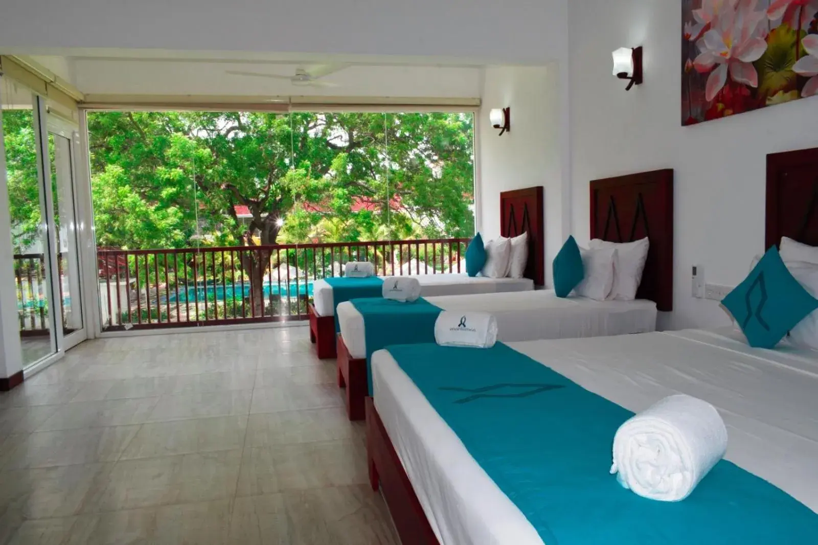 Balcony/Terrace, Bed in Anantamaa Hotel Balcony/Terrace, Bed in Anantamaa Hotel
