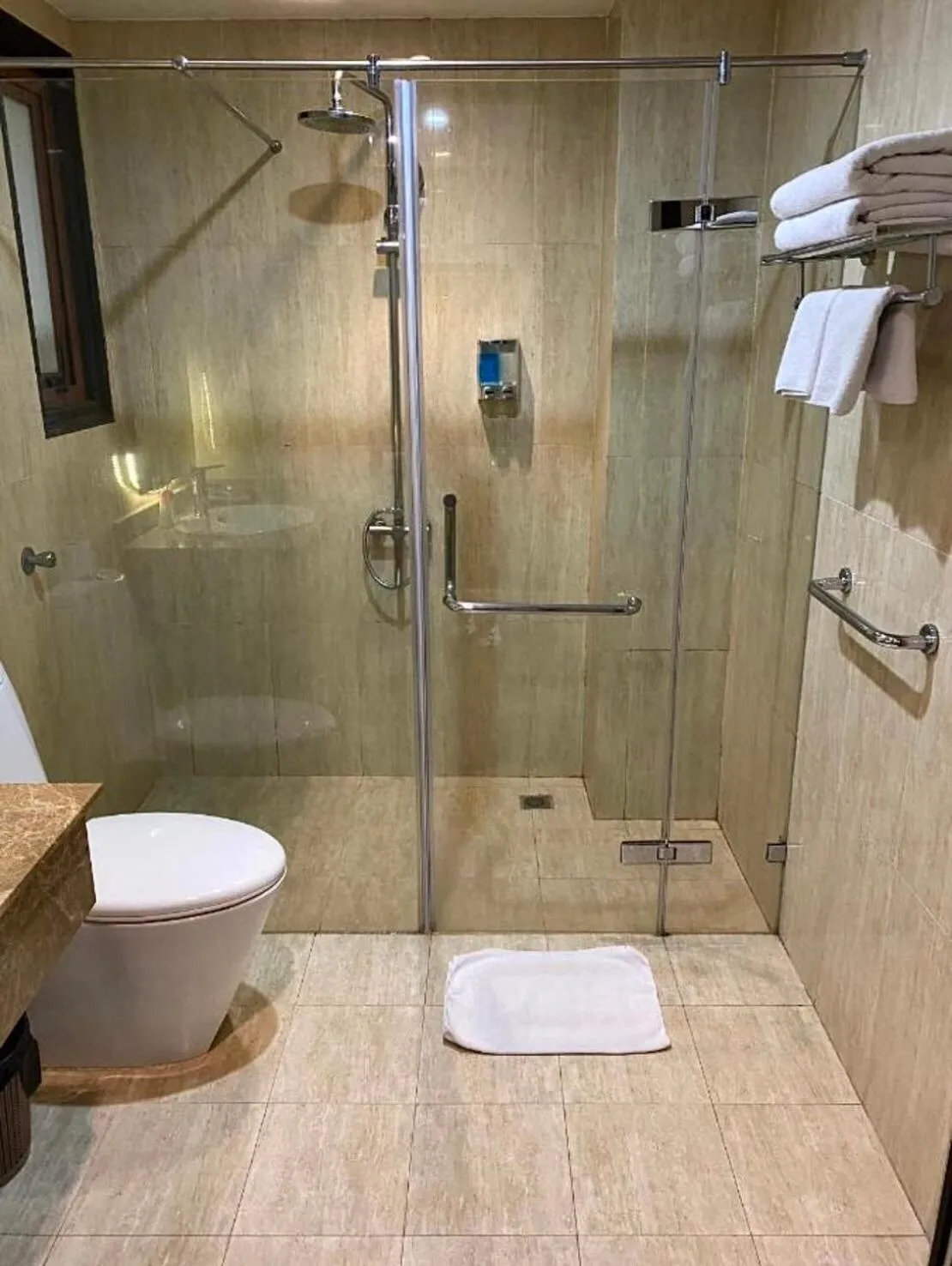 Shower in Skylark Boutique Hotel