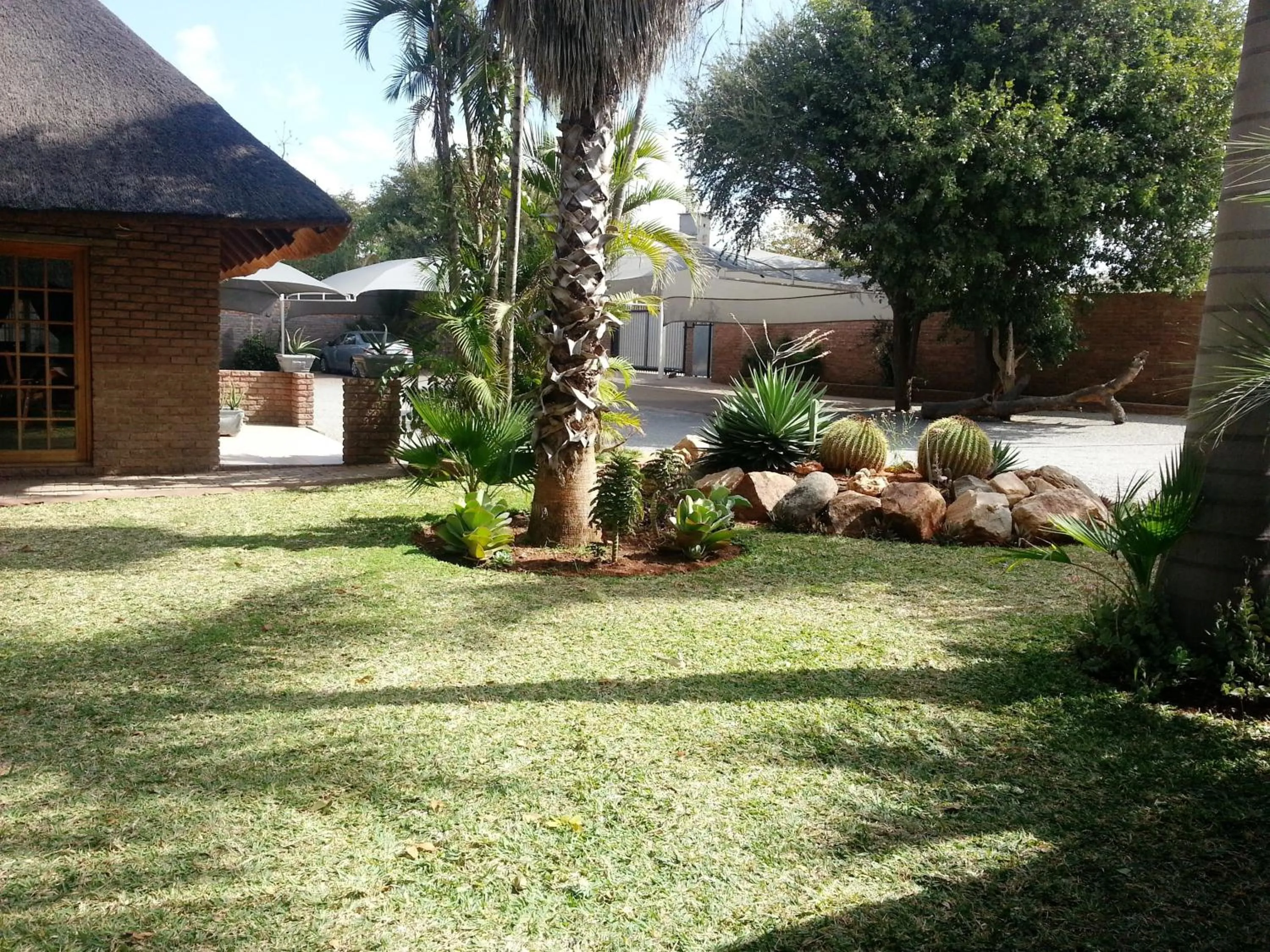 Garden view in Siesta Guest House