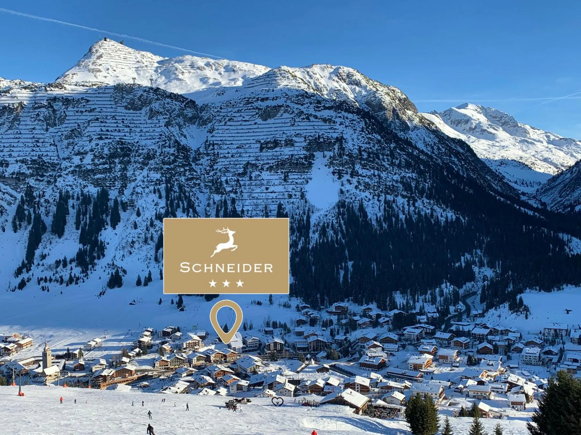 Property logo or sign in Hotel Garni Schneider