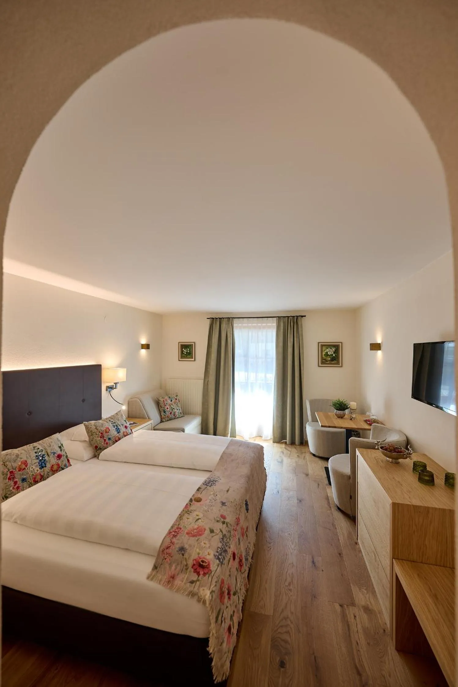 Bed in Hotel Garni Schneider