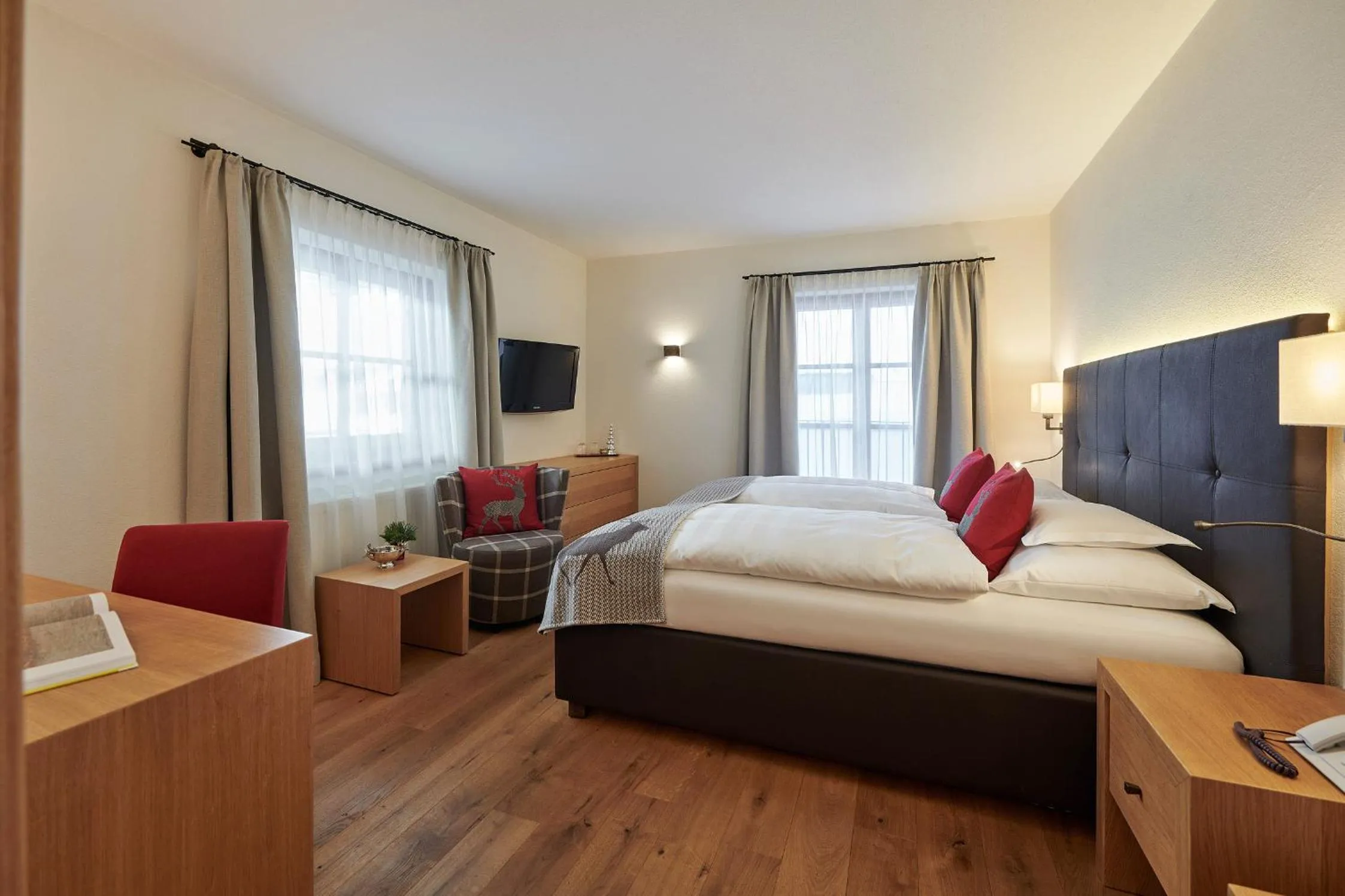 Bed in Hotel Garni Schneider