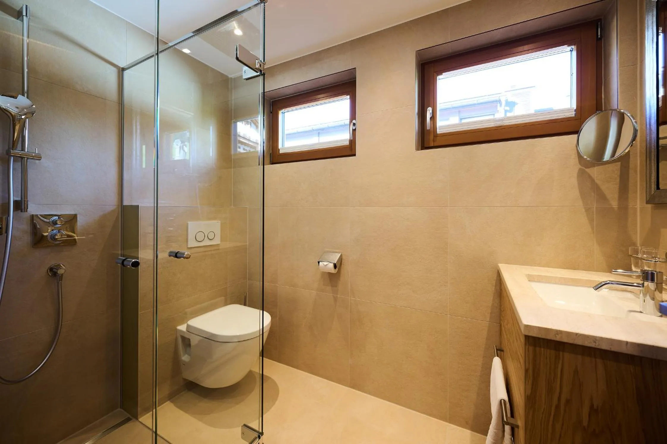 Shower in Hotel Garni Schneider