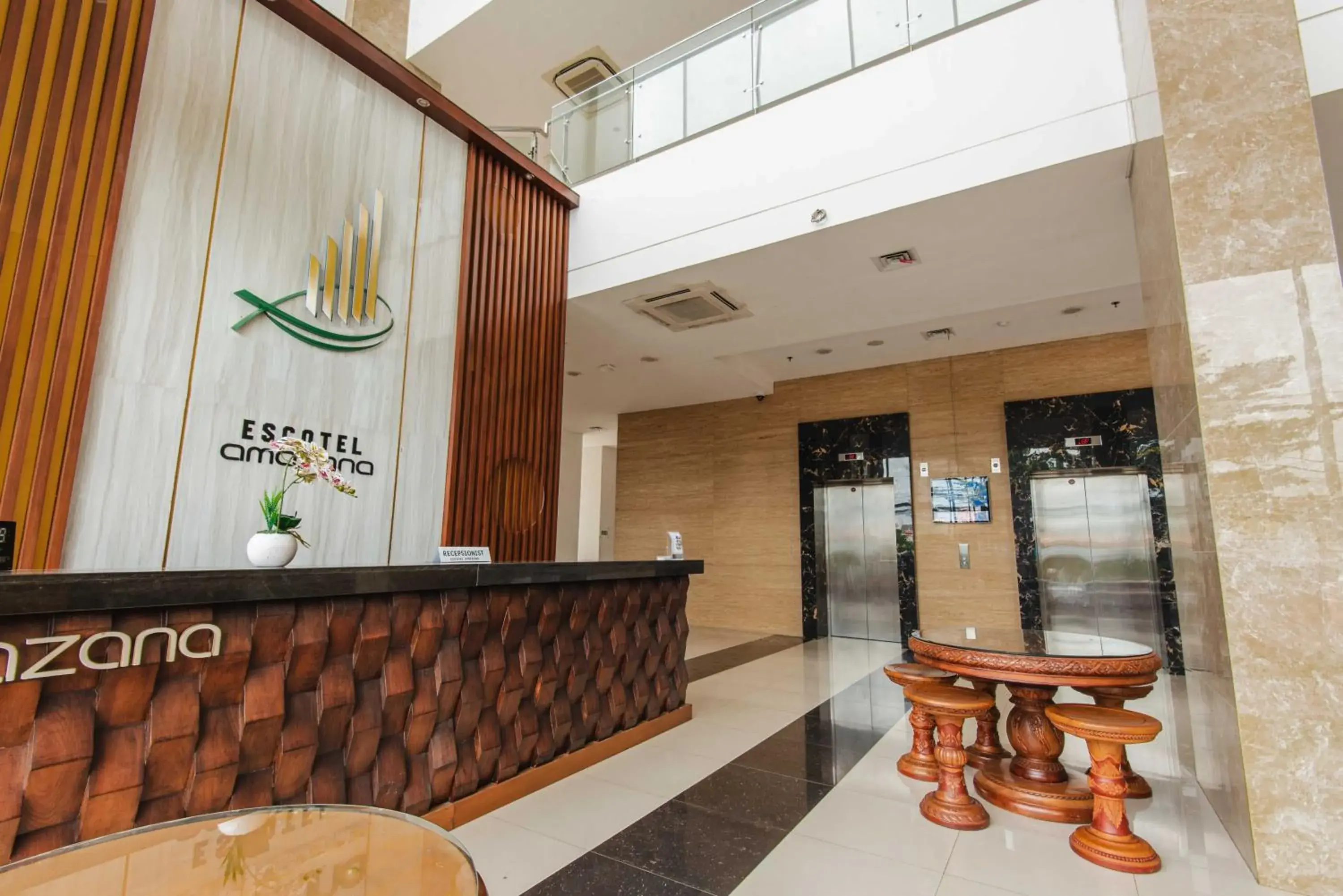 Lobby or reception in Escotel Amazana By Reccoma Lobby or reception in Escotel Amazana By Reccoma
