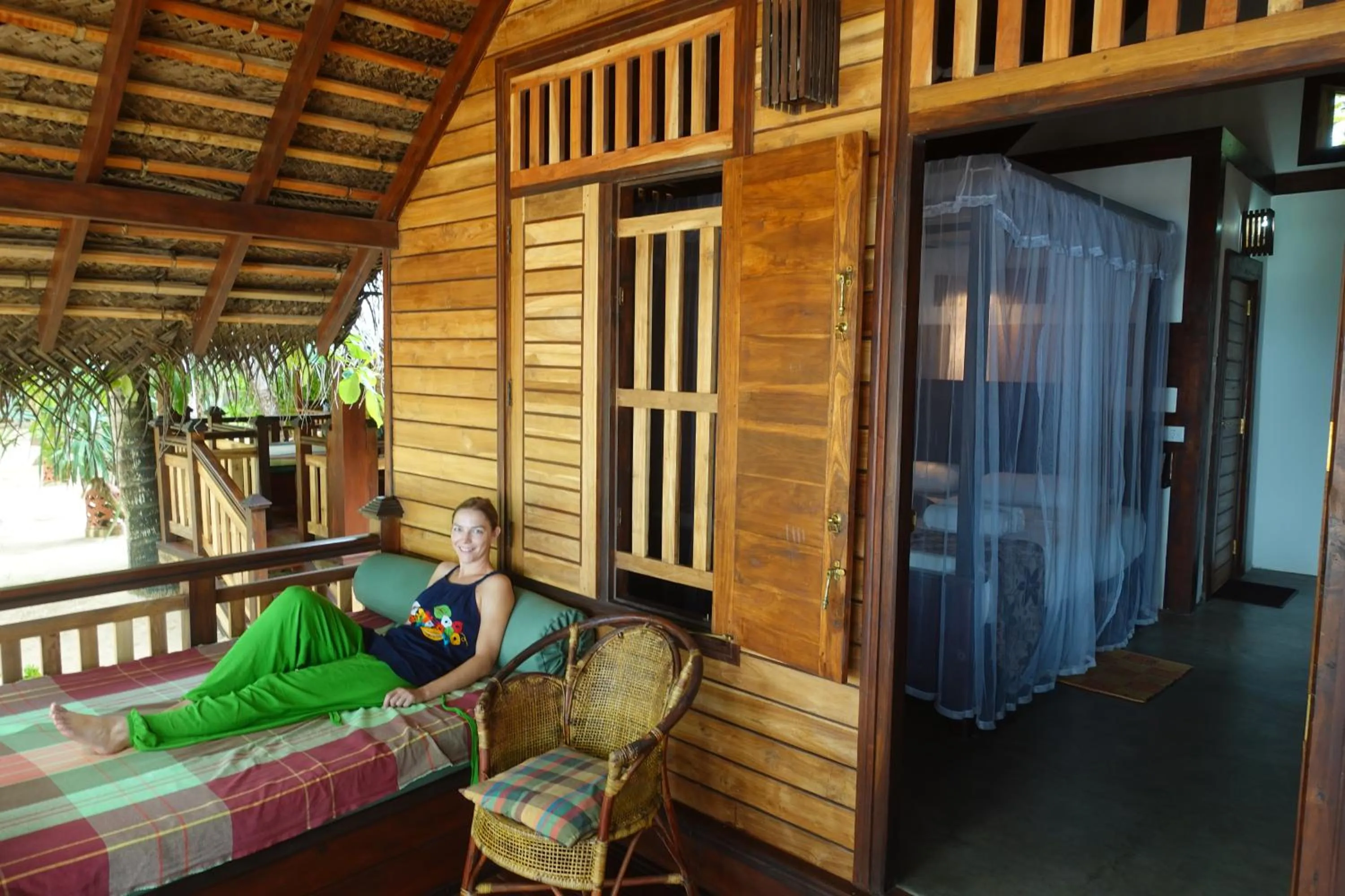 Guests in Ganesh Garden Beach Cabanas