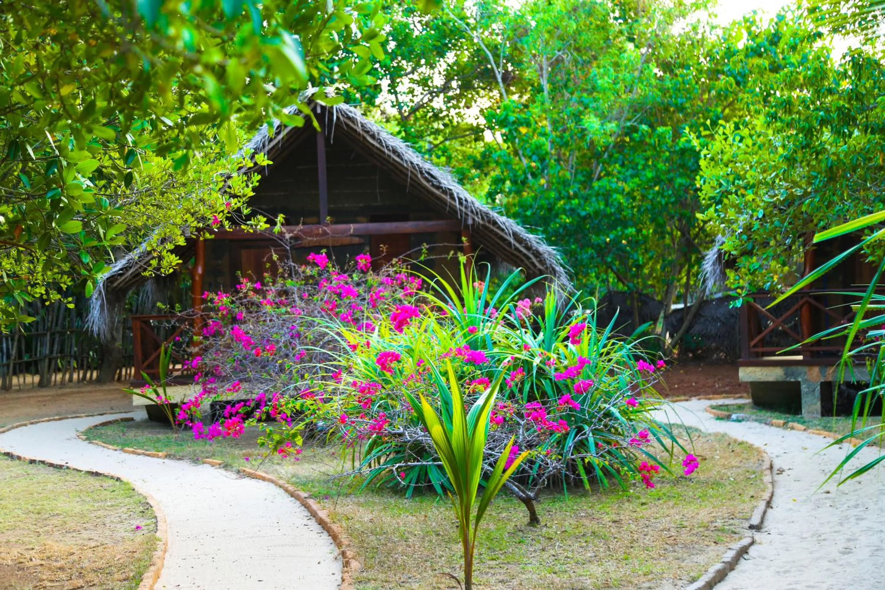 Garden in Ganesh Garden Beach Cabanas